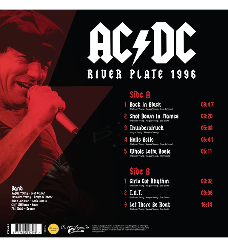 AC/DC – River Plate 1996 (12-Inch Album on 180g Vinyl) - Image 3
