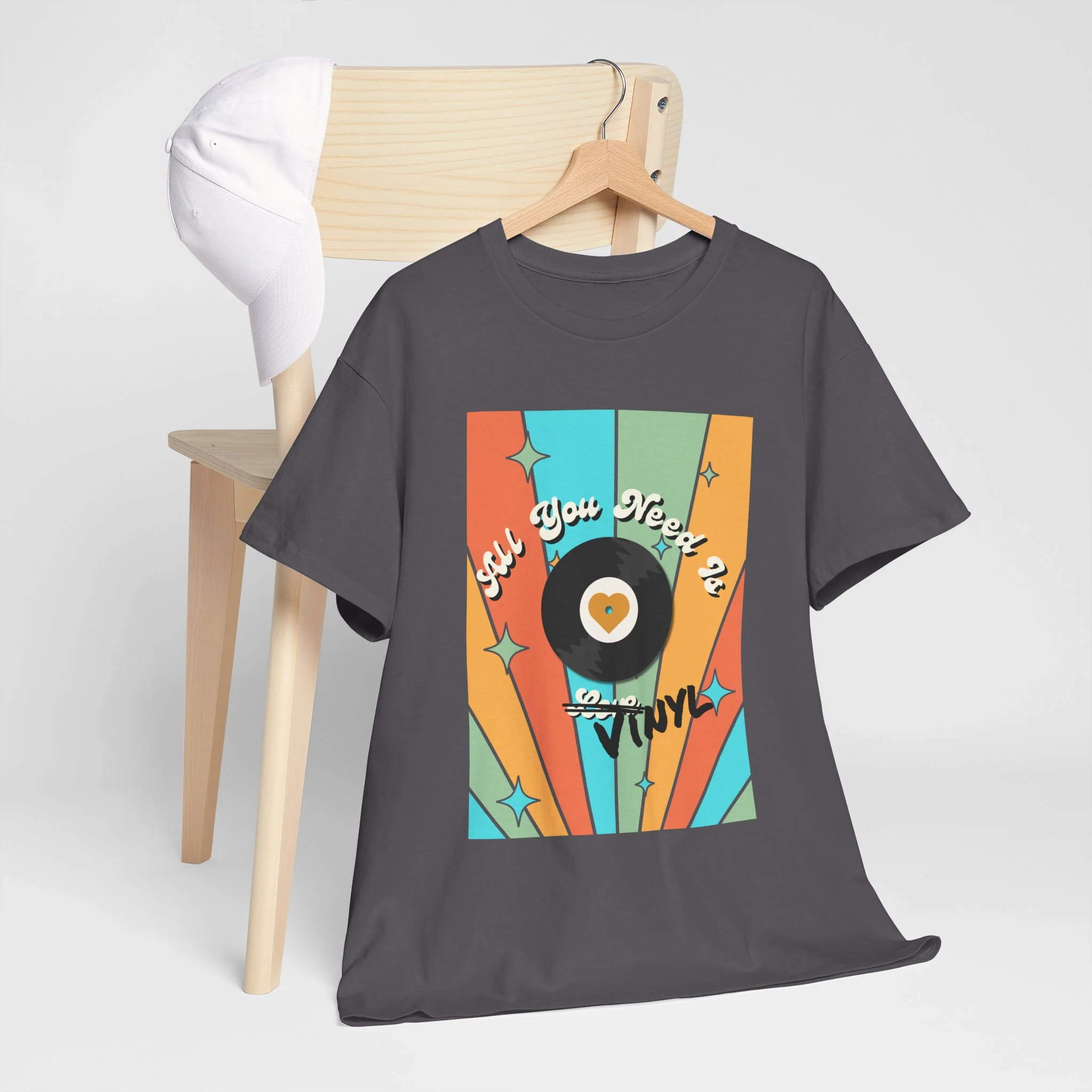 'All You Need Is Vinyl' T-Shirt - Image 67