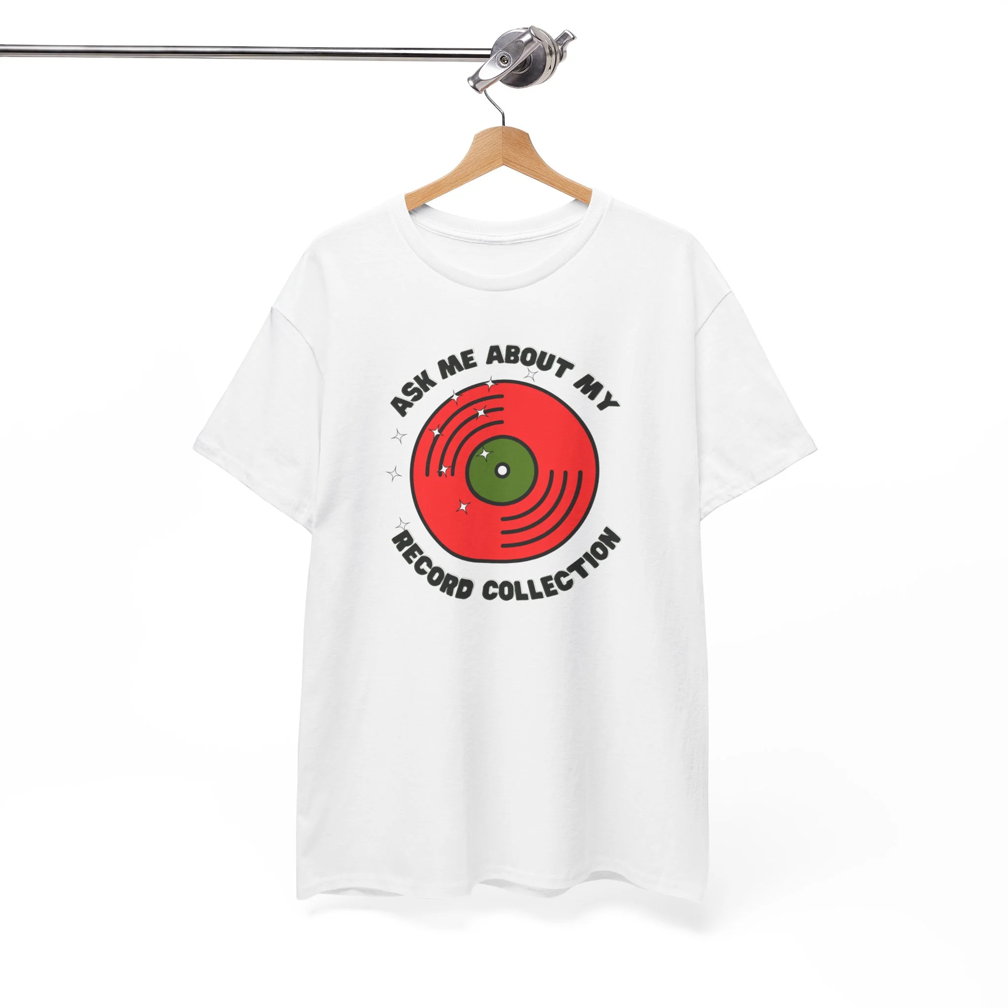 'Ask Me About My Record Collection' Men's T-Shirt - Image 12