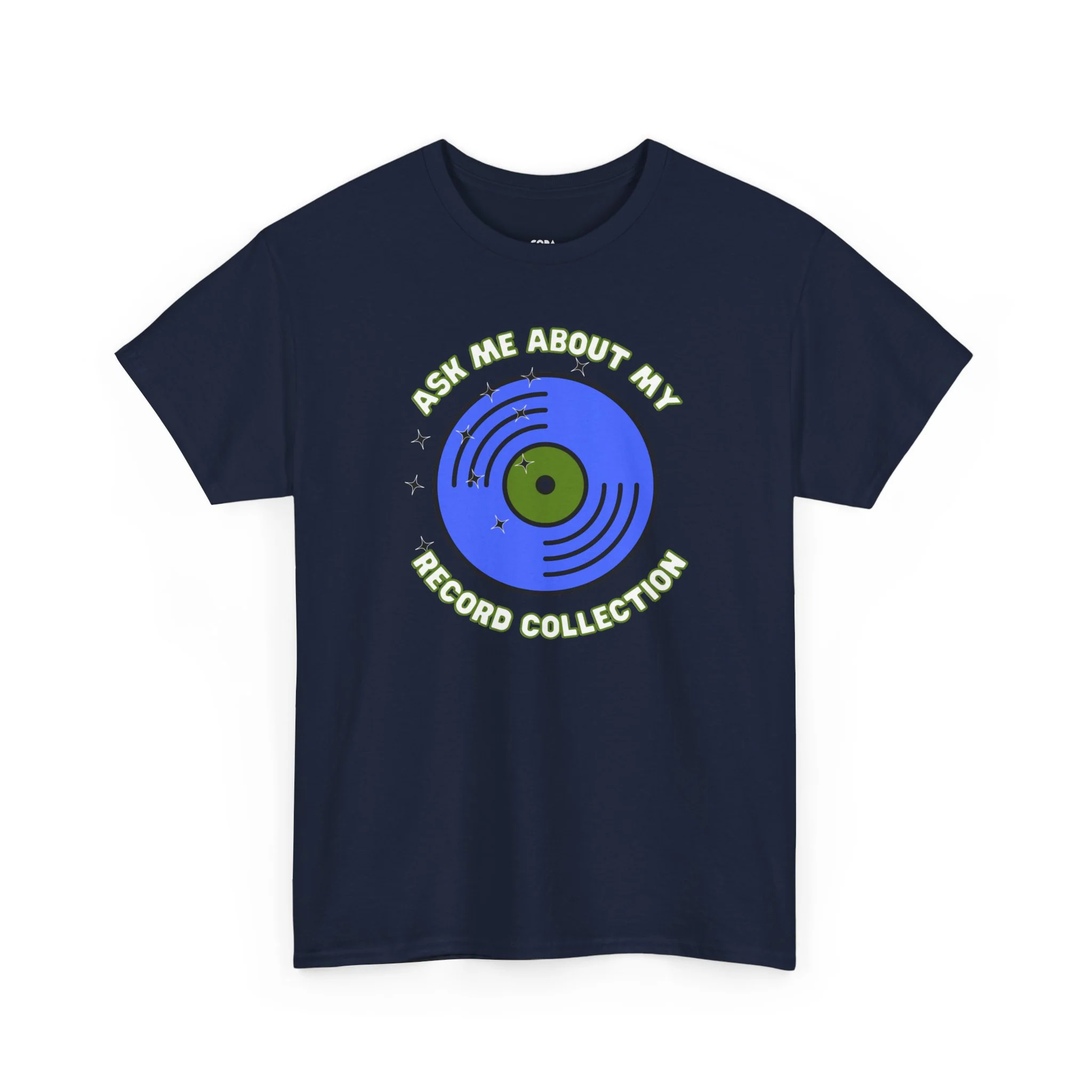 'Ask Me About My Record Collection' Men's T-Shirt - Image 19
