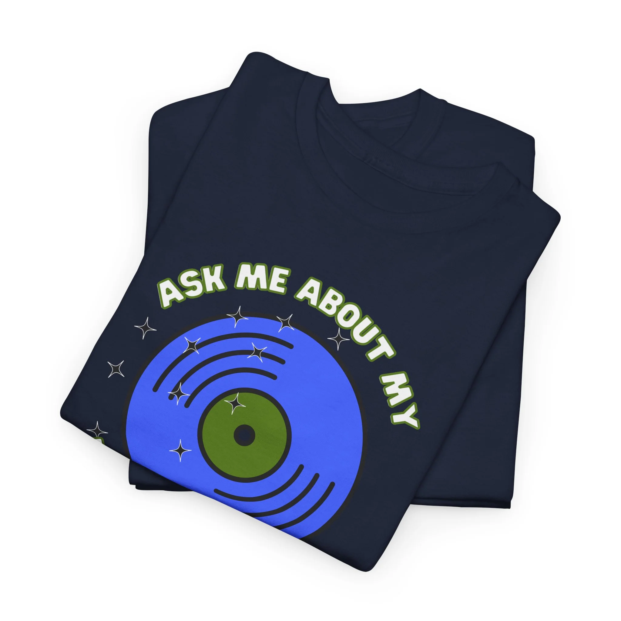 'Ask Me About My Record Collection' Men's T-Shirt - Image 22