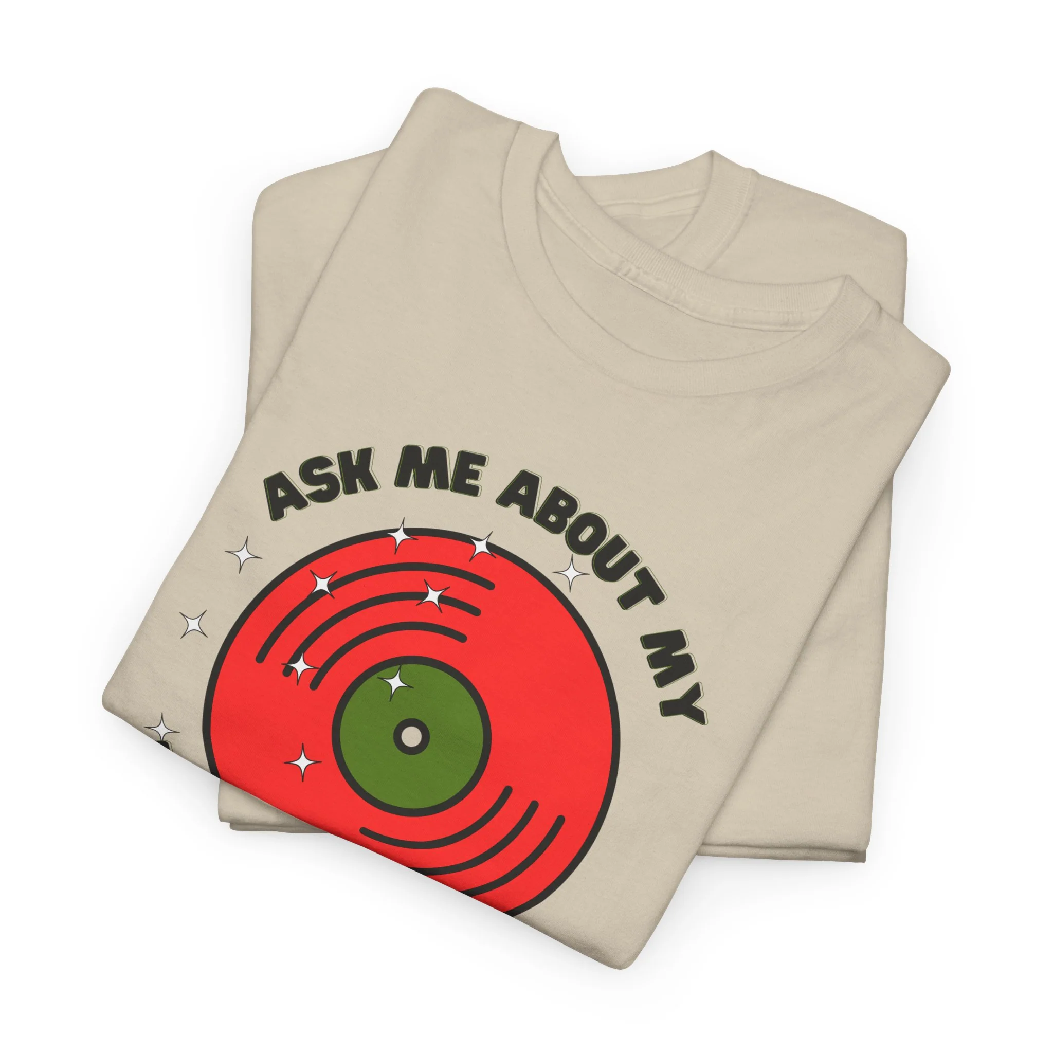 'Ask Me About My Record Collection' Men's T-Shirt - Image 30