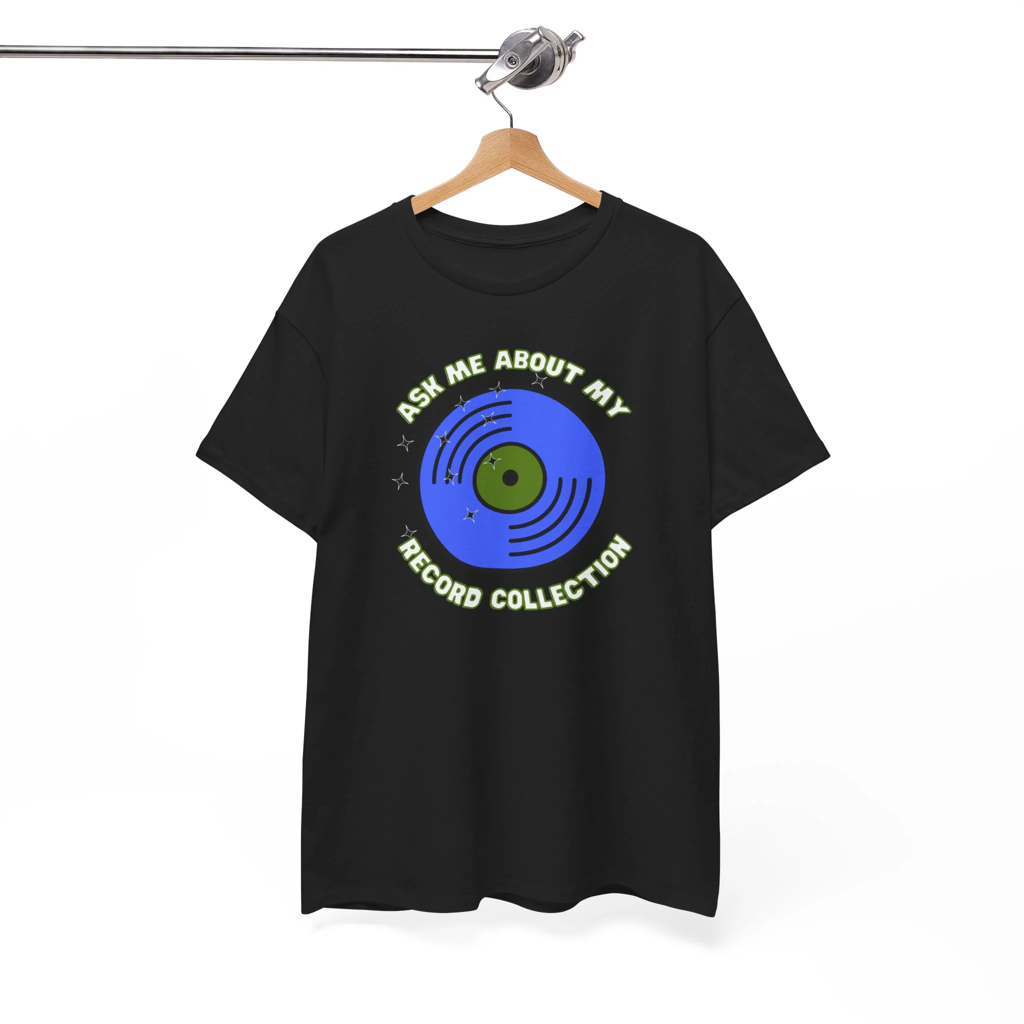 'Ask Me About My Record Collection' Men's T-Shirt - Image 39