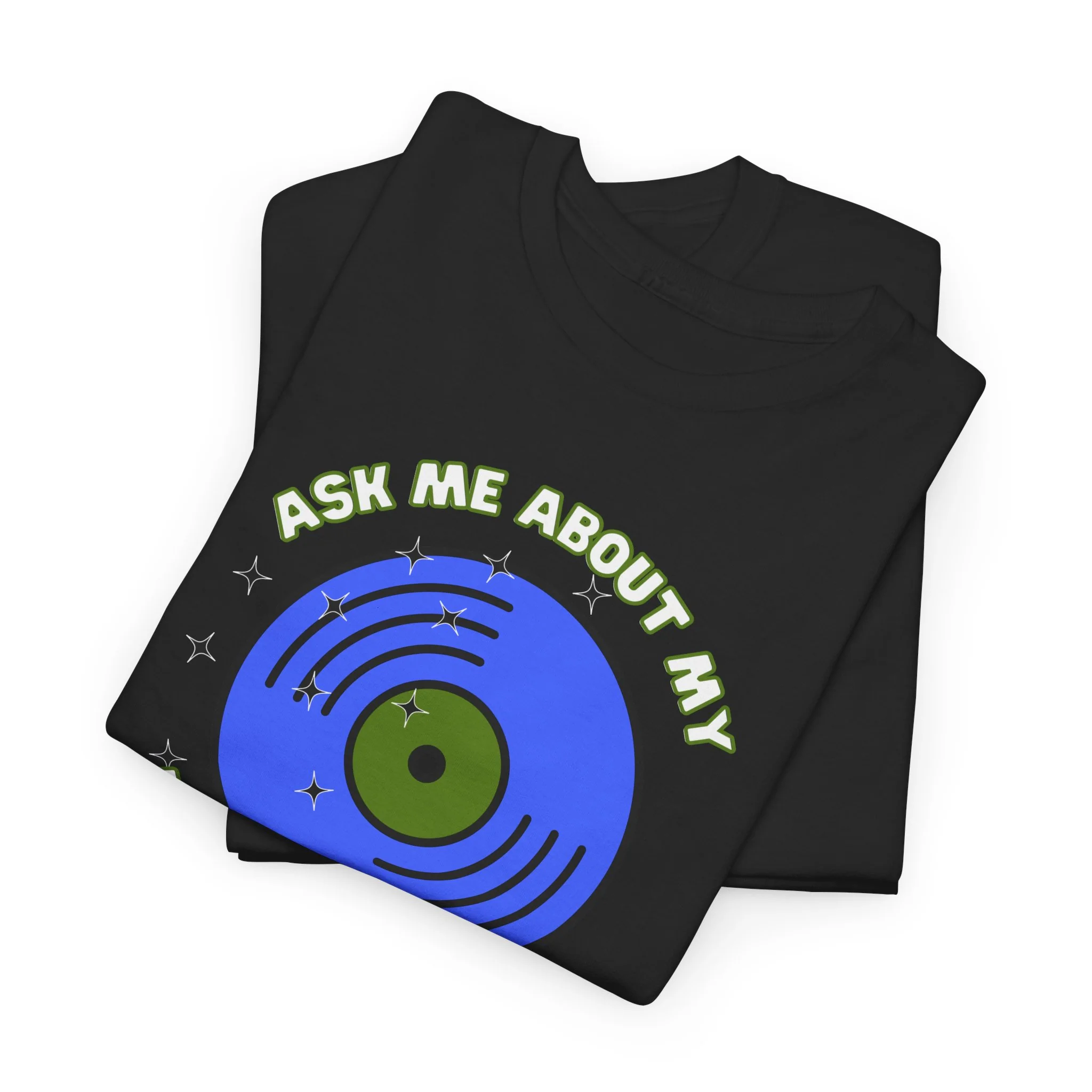 'Ask Me About My Record Collection' Men's T-Shirt - Image 40