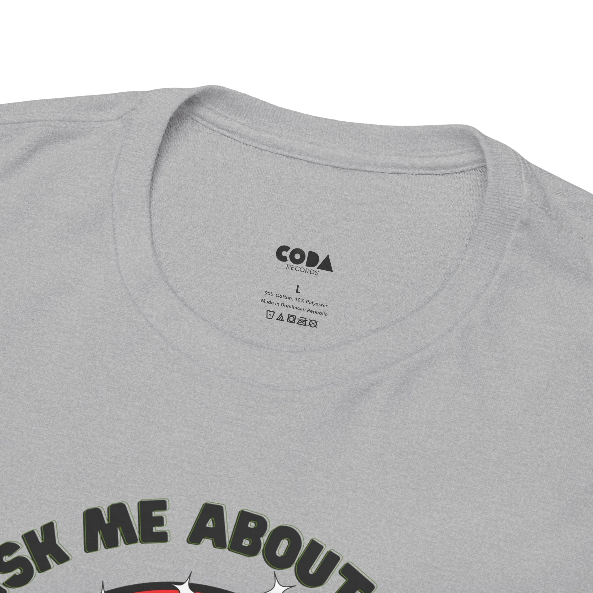 'Ask Me About My Record Collection' Men's T-Shirt - Image 5