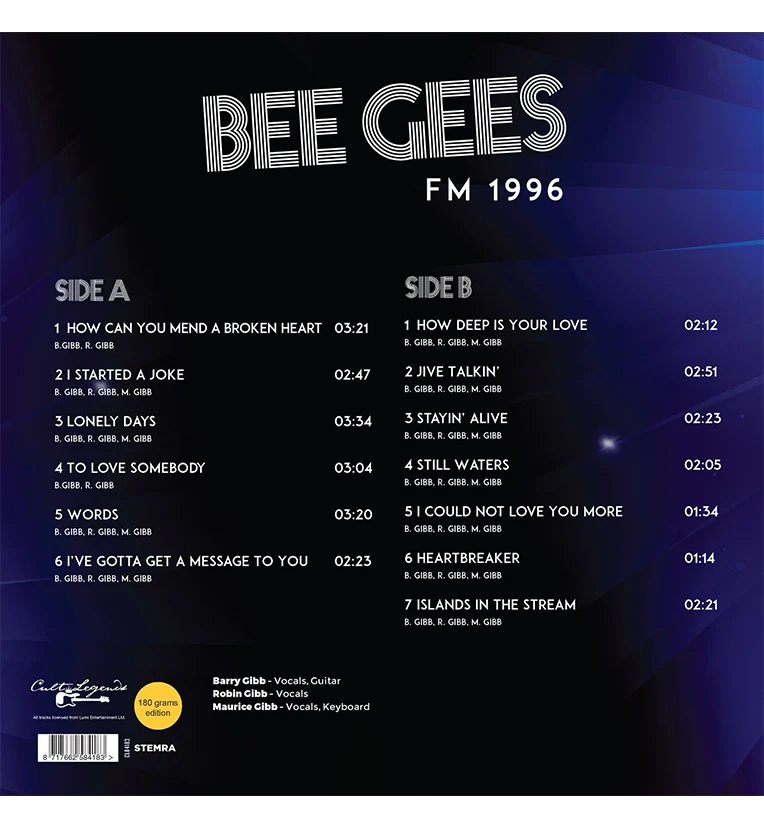 Bee Gees – FM 1996 (12-Inch Album on 180g Vinyl) - Image 3