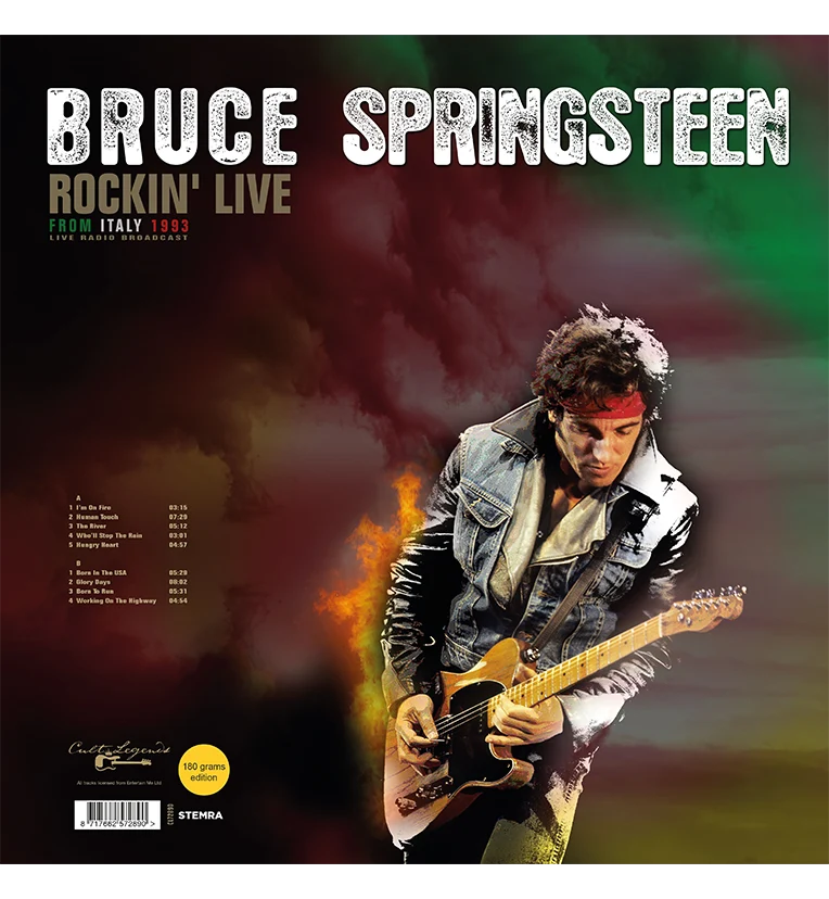 Bruce Springsteen – Rockin’ Live from Italy 1993 (12-Inch Album on 180g Vinyl) - Image 3