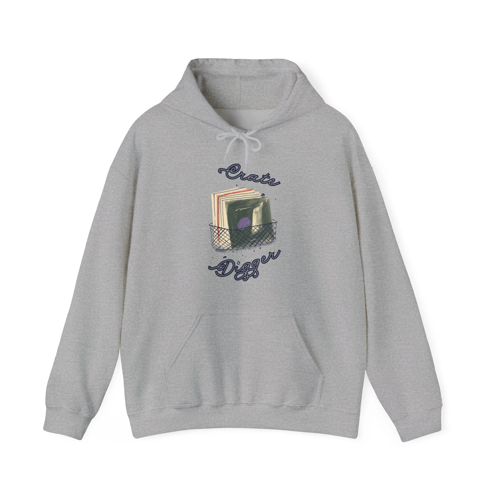 'Crate Digger' Men's Hoodie - Image 17