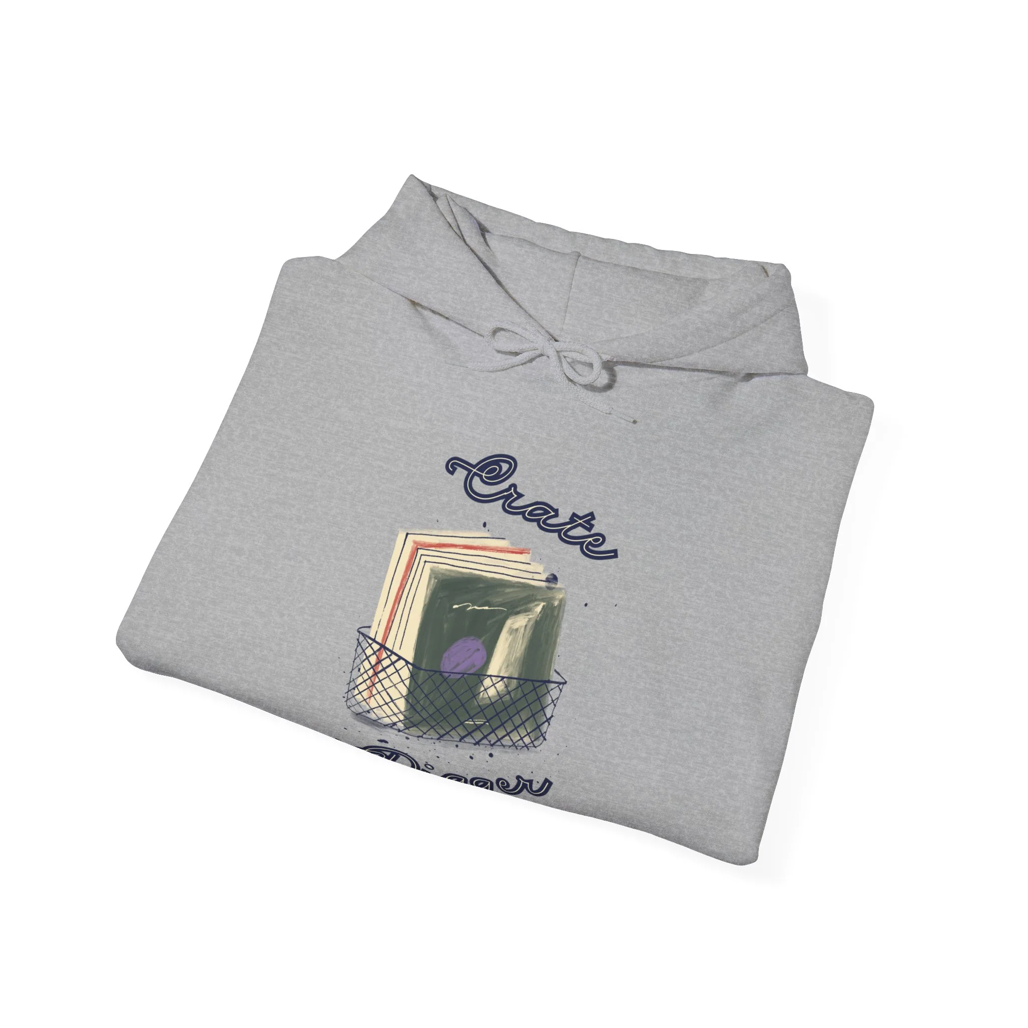 'Crate Digger' Men's Hoodie - Image 20