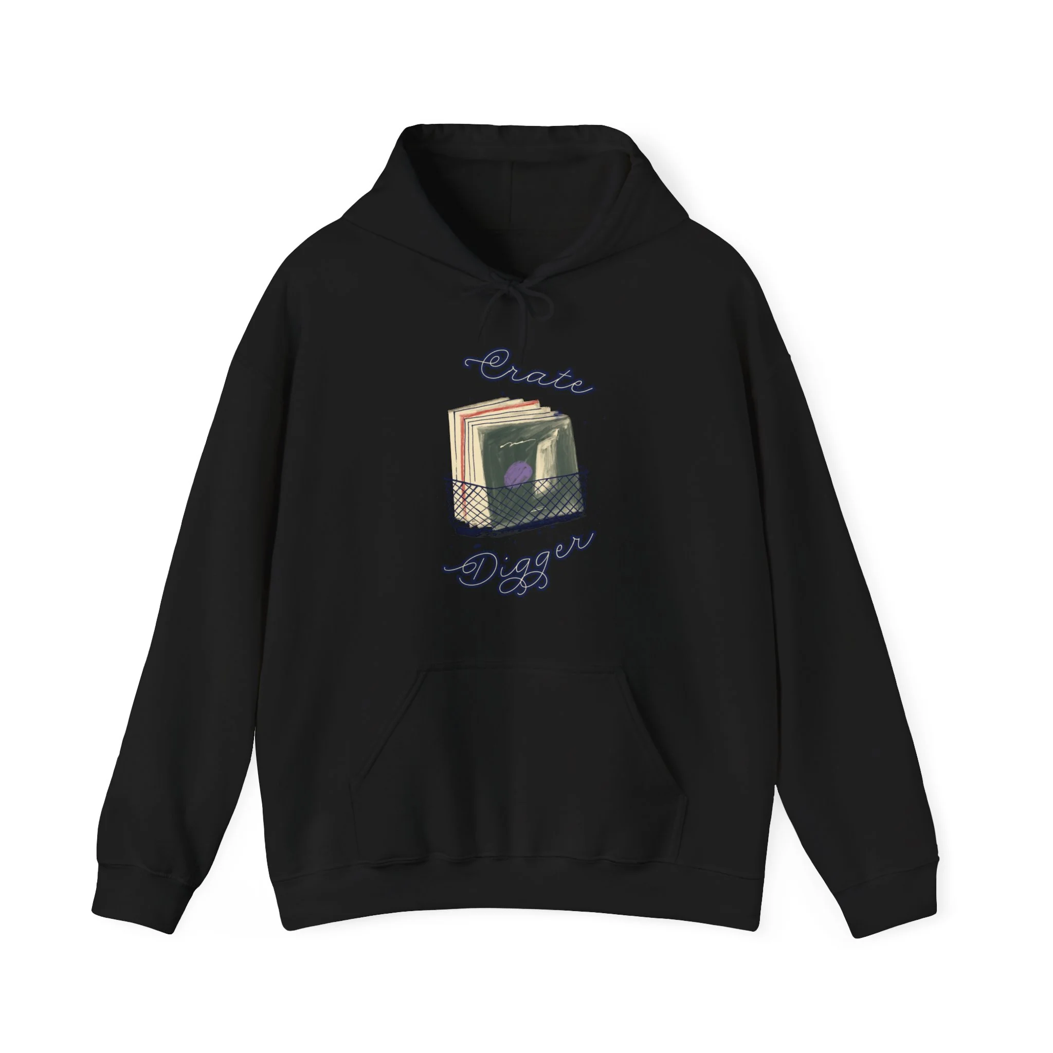 'Crate Digger' Men's Hoodie - Image 25