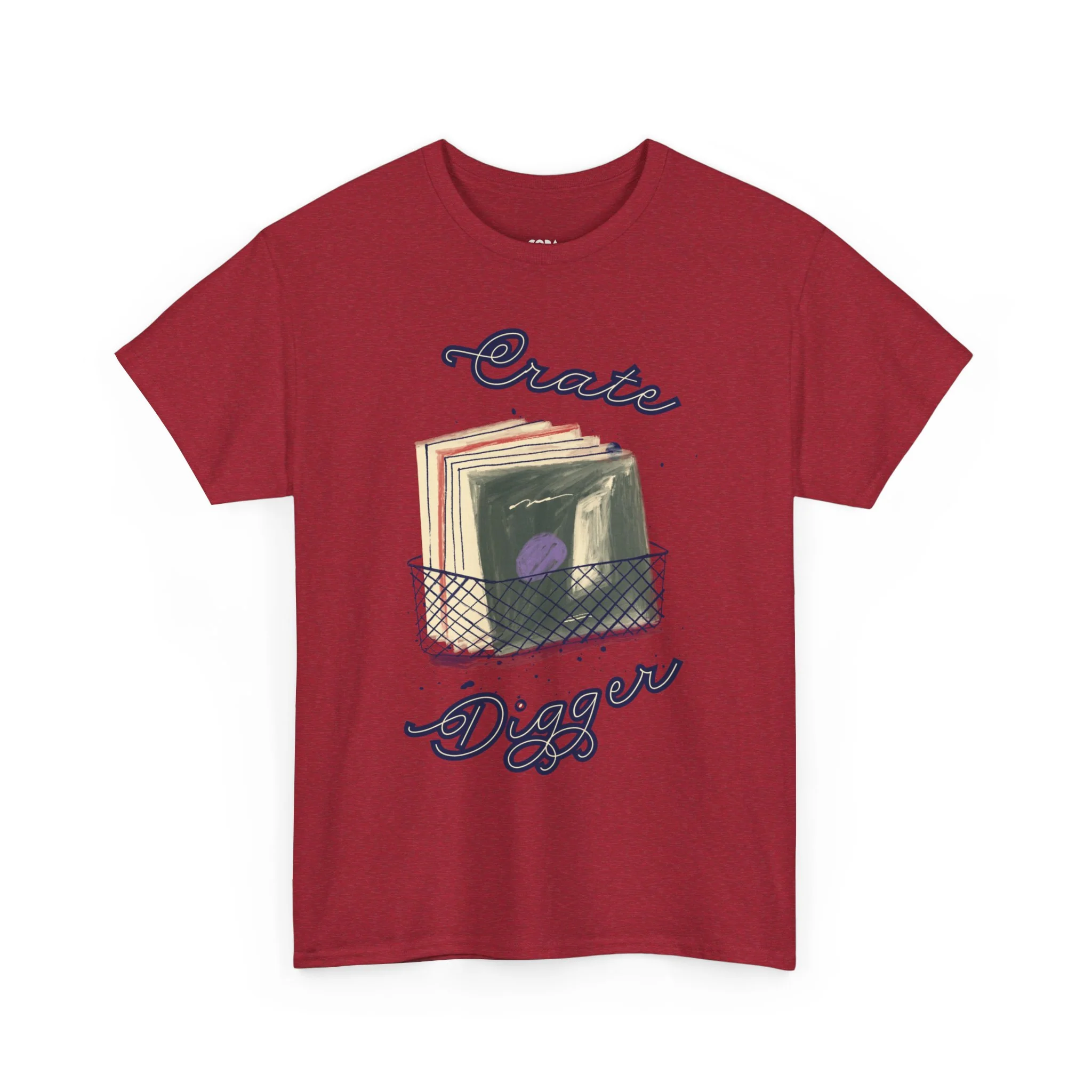 'Crate Digger' Vinyl Records Men's T-Shirt - Image 18