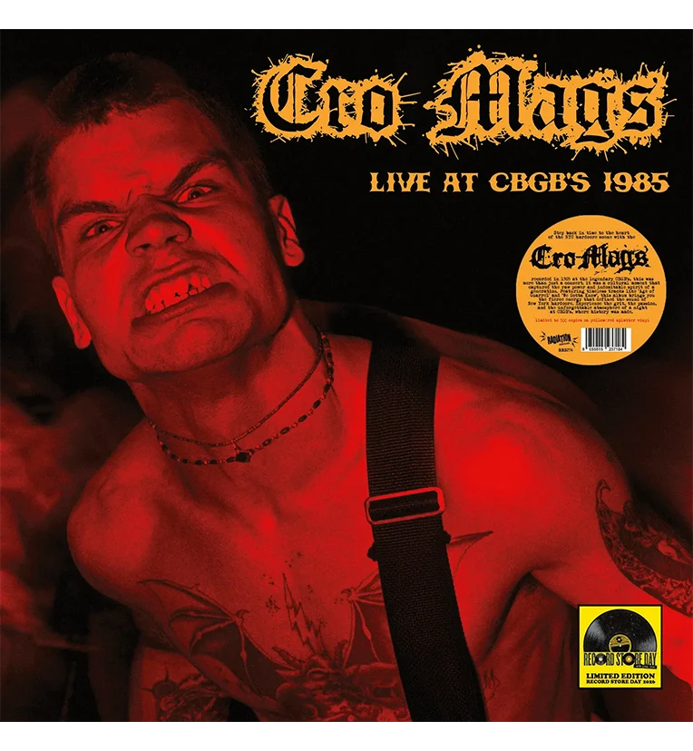 Cro-Mags – Live at CBGB’s 1985 (RSD 2026 Limited Edition 12-Inch Album on Splatter Vinyl) - Image 2