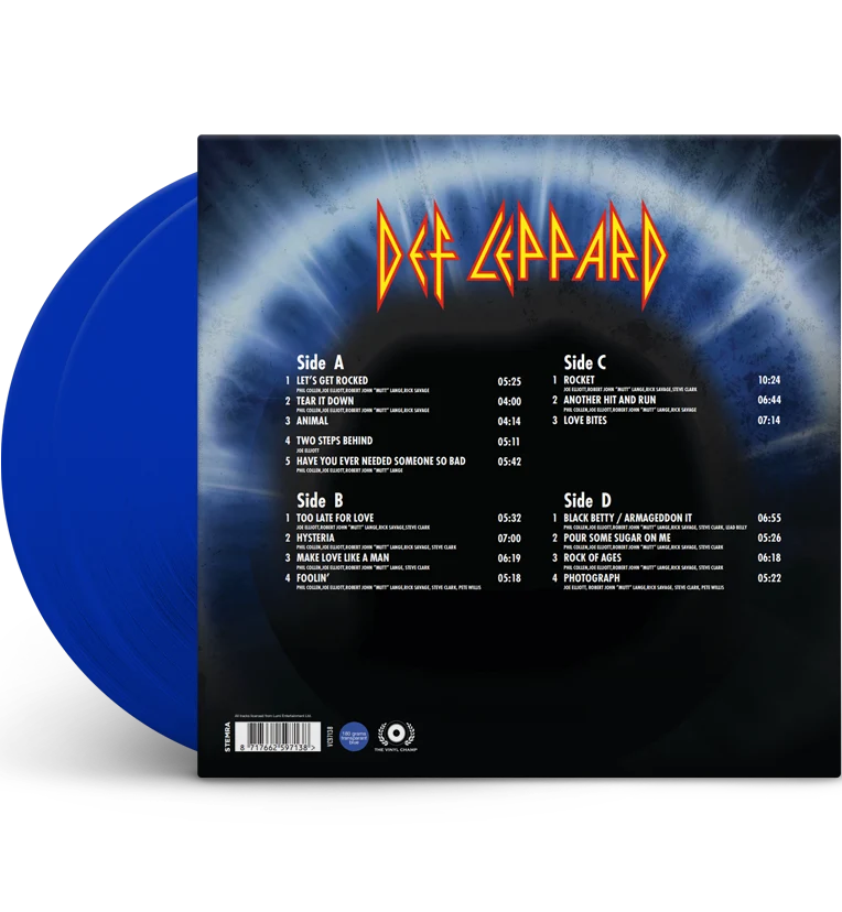 Def Leppard – Don Valley Stadium 1993 (Limited Edition Double-LP on 180g Blue Vinyl) - Image 3