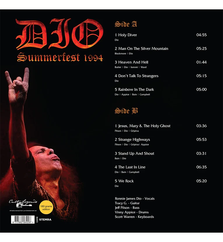 Dio – Summerfest 1994: Live in Milwaukee (12-Inch Album on 180g Vinyl) - Image 3