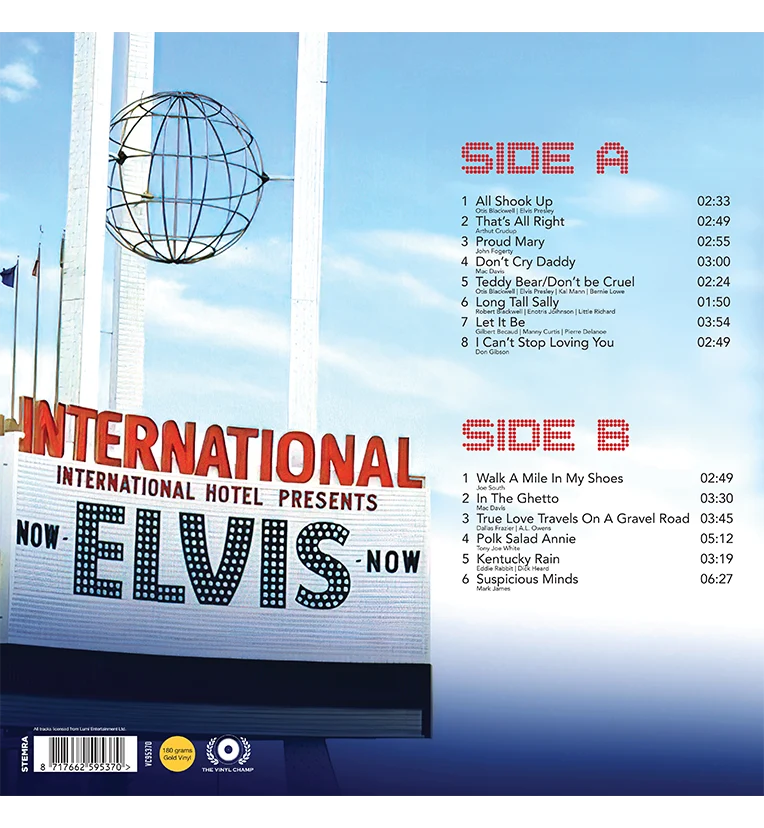 Elvis Presley – Live in Las Vegas, 1970 (Limited Edition 12-Inch Album on 180g Gold Vinyl) - Image 3