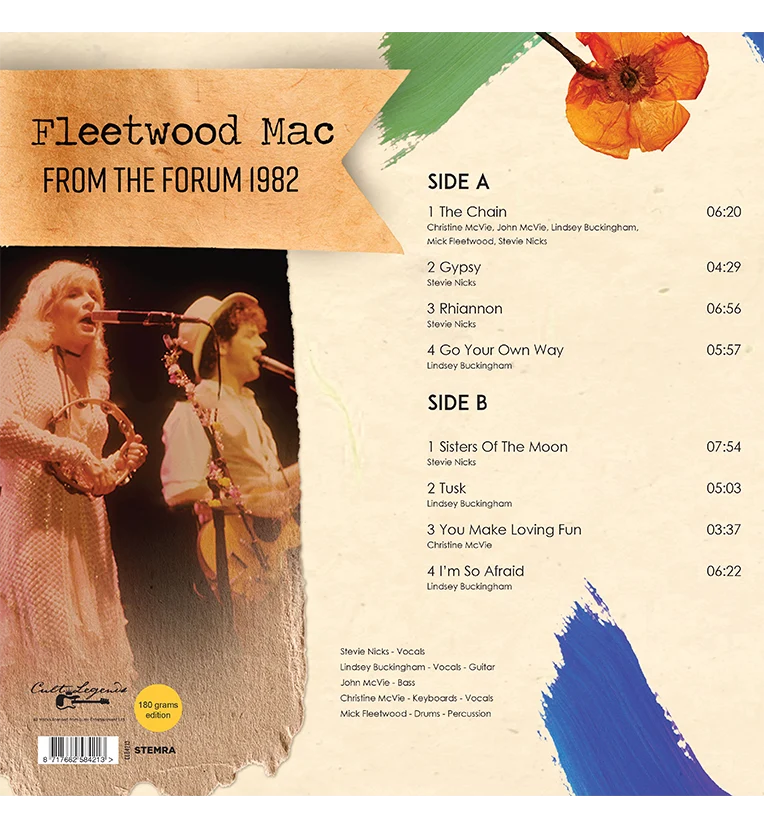 Fleetwood Mac – From the Forum 1982 (12-Inch Album on 180g Vinyl) - Image 3