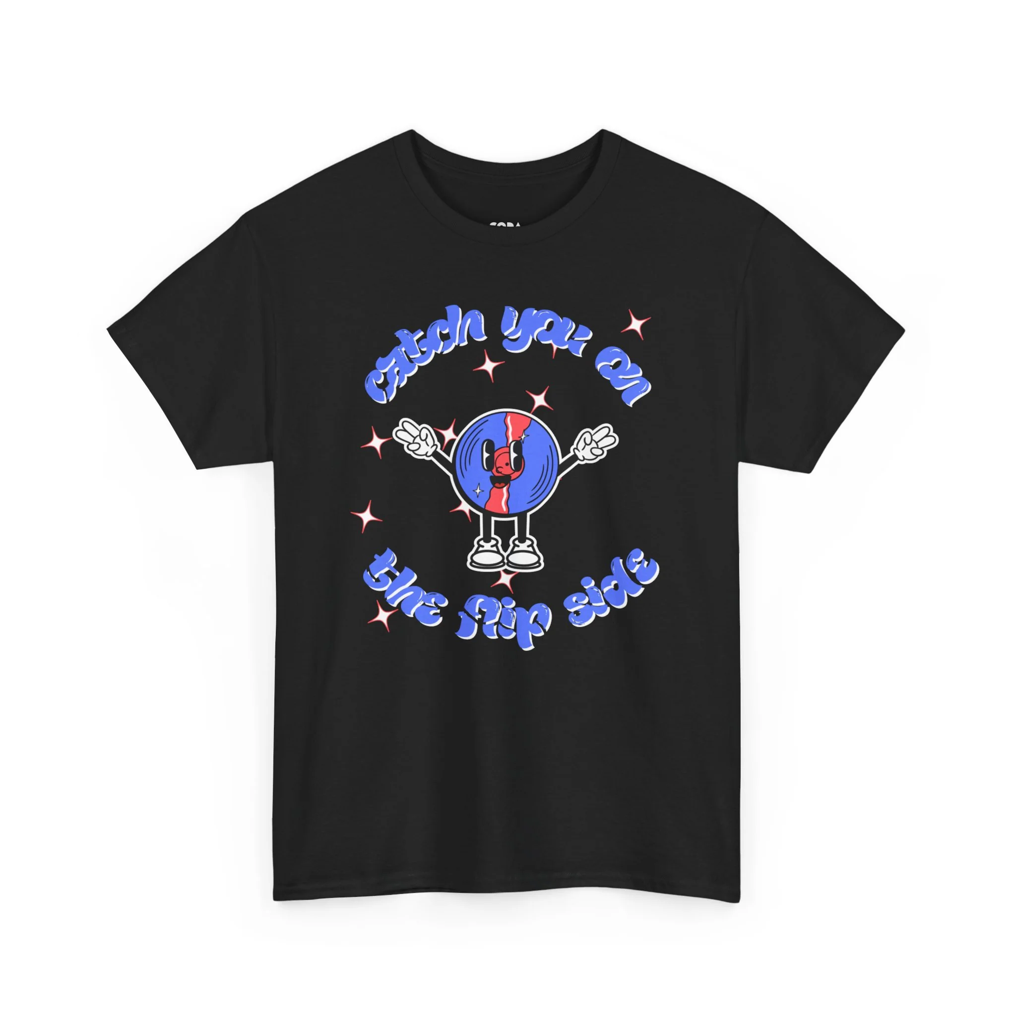 'Catch You On The Flip Side' Men's Vinyl T-Shirt - Image 28