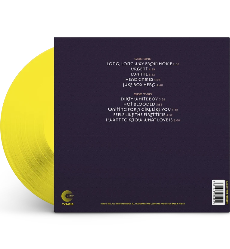 Foreigner – A Long, Long Way from Home (Special Edition 12-Inch Album on Yellow Vinyl) - Image 4