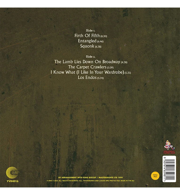 Genesis – For Rhyme and Reason (Special Edition 12-Inch Album on Yellow Vinyl) - Image 3