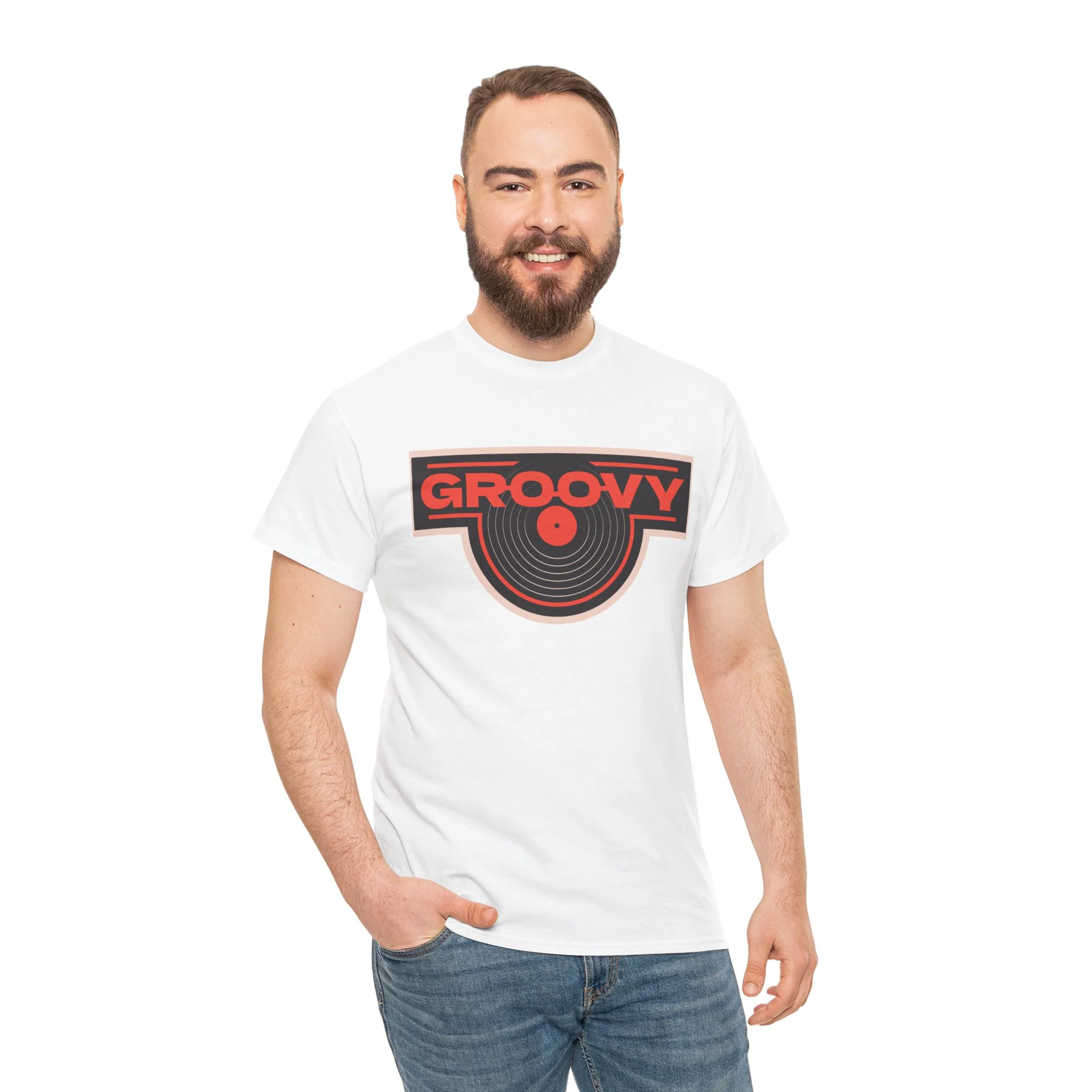 'Groovy' Men's T-Shirt - Image 15