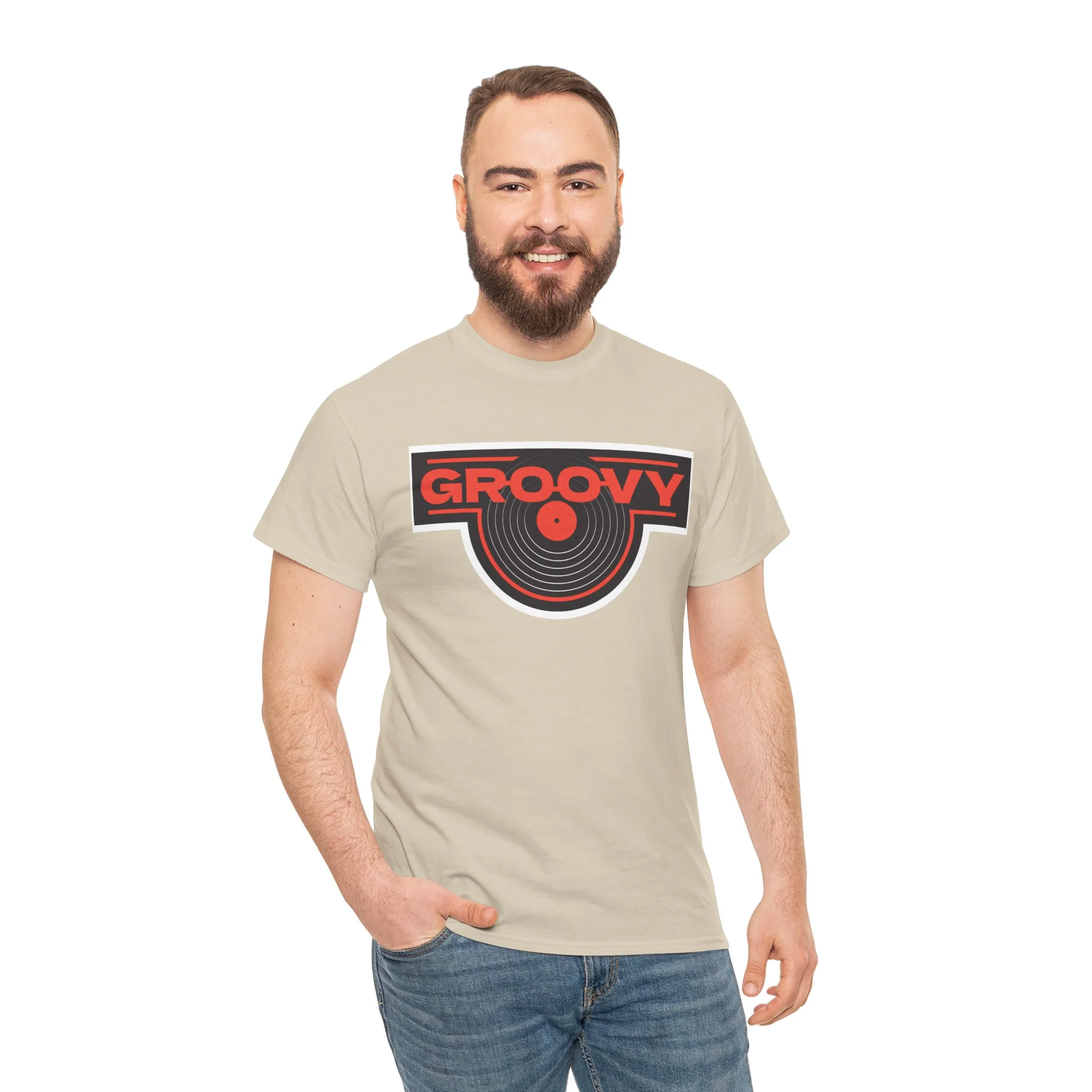 'Groovy' Men's T-Shirt - Image 33
