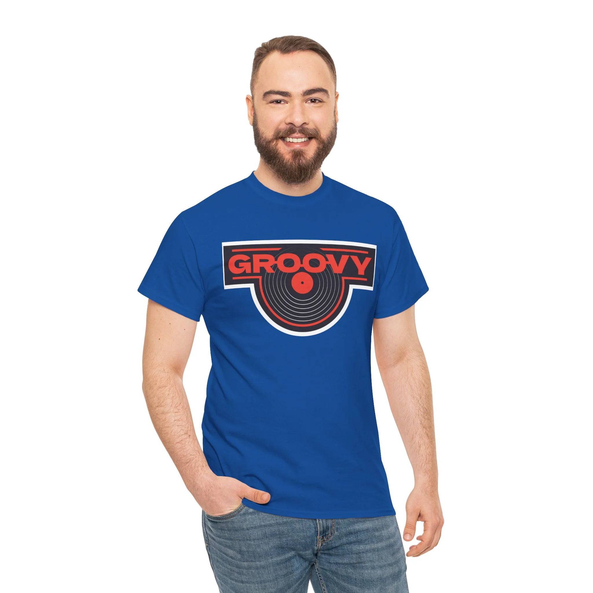 'Groovy' Men's T-Shirt - Image 60