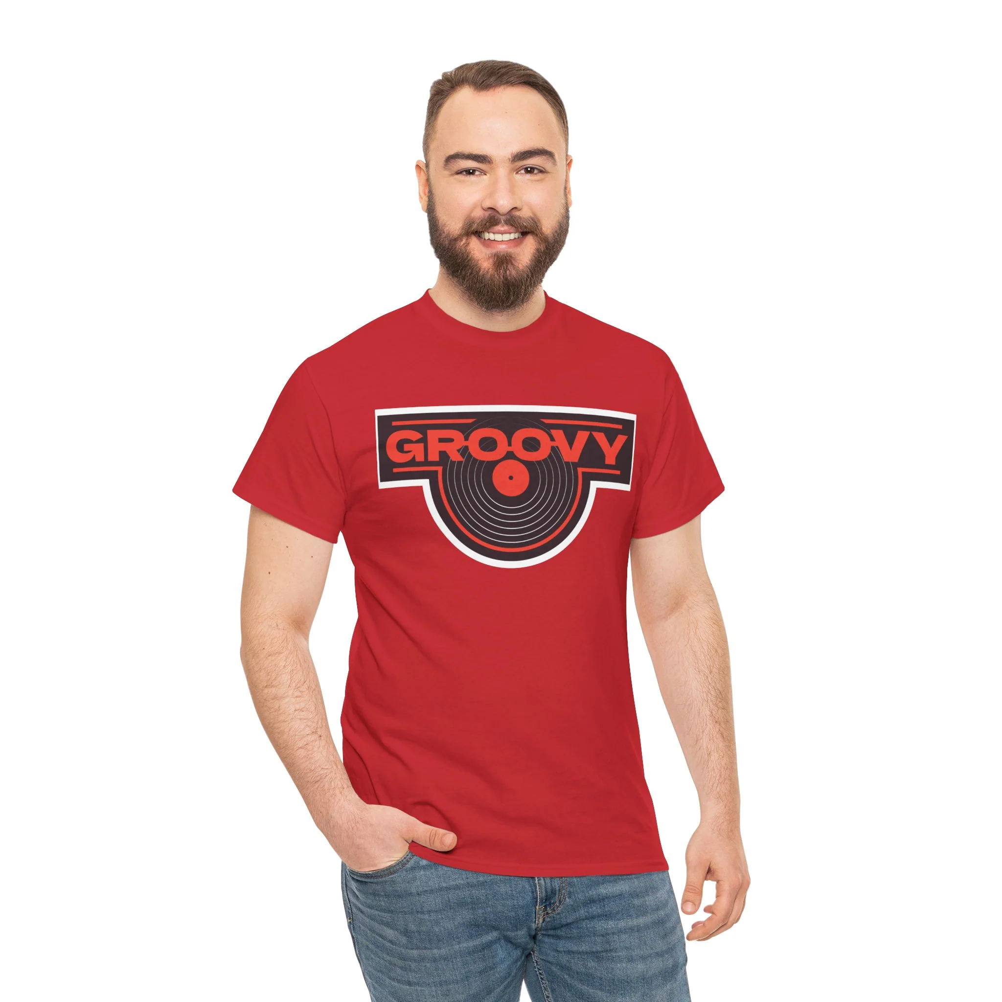 'Groovy' Men's T-Shirt - Image 78