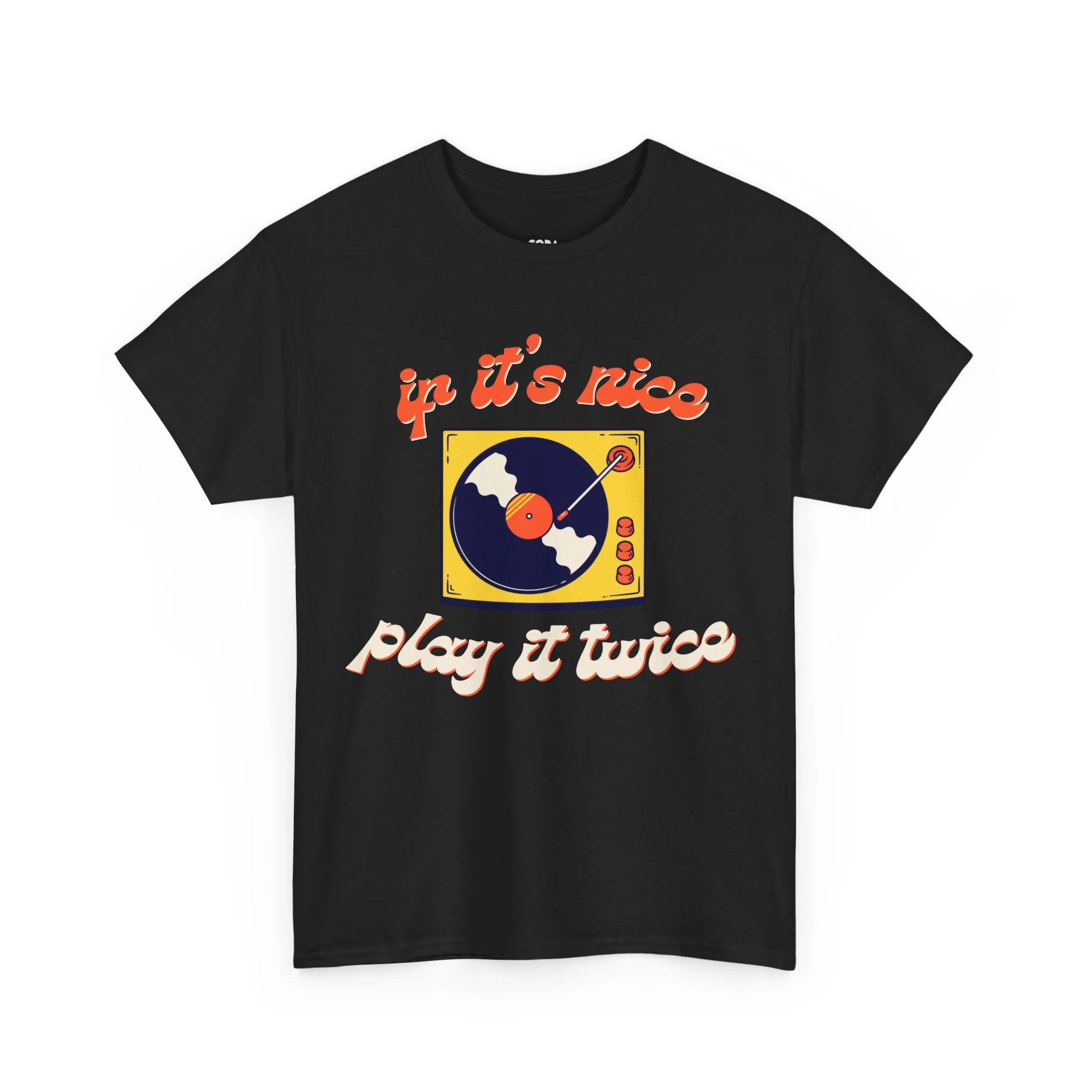 'If It’s Nice, Play It Twice' Vinyl T-Shirt - Image 19