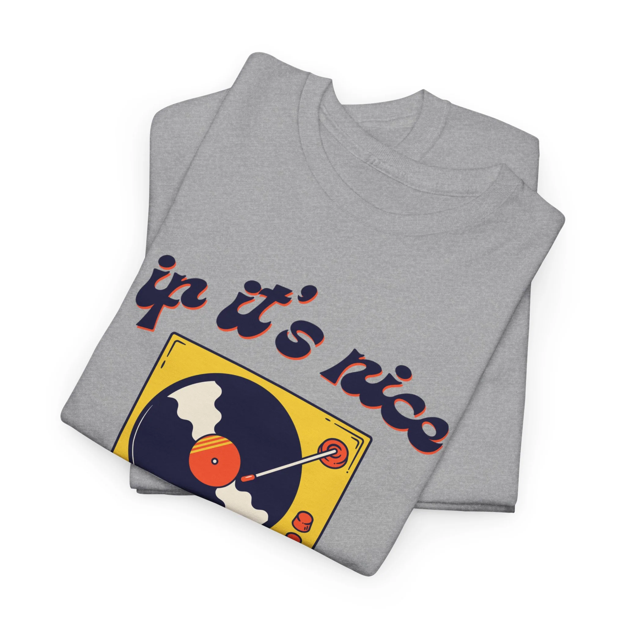 'If It’s Nice, Play It Twice' Vinyl T-Shirt - Image 30