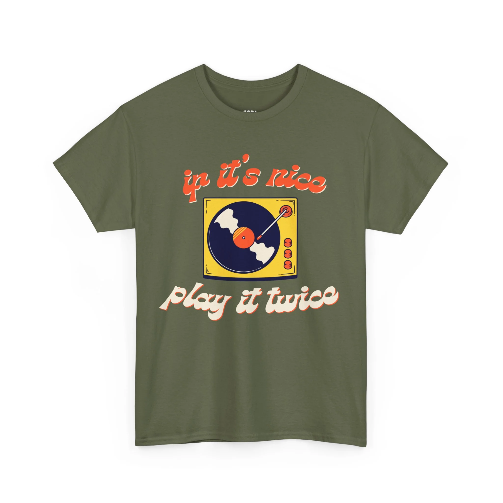 'If It’s Nice, Play It Twice' Vinyl T-Shirt - Image 37