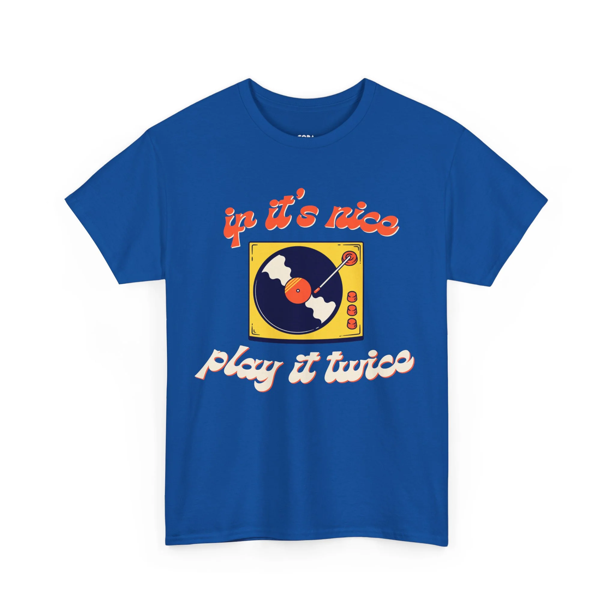 'If It’s Nice, Play It Twice' Vinyl T-Shirt - Image 55