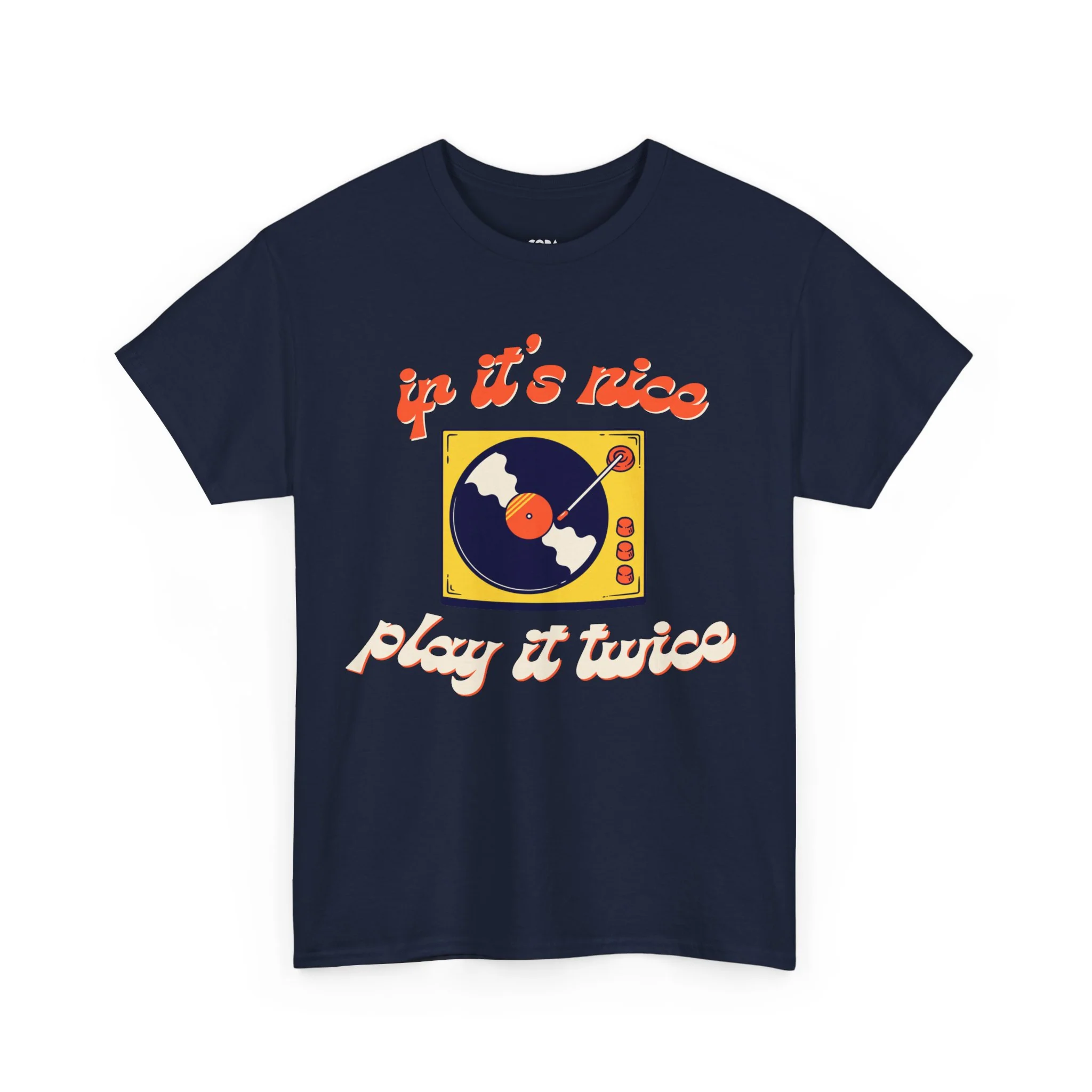 'If It’s Nice, Play It Twice' Vinyl T-Shirt - Image 64
