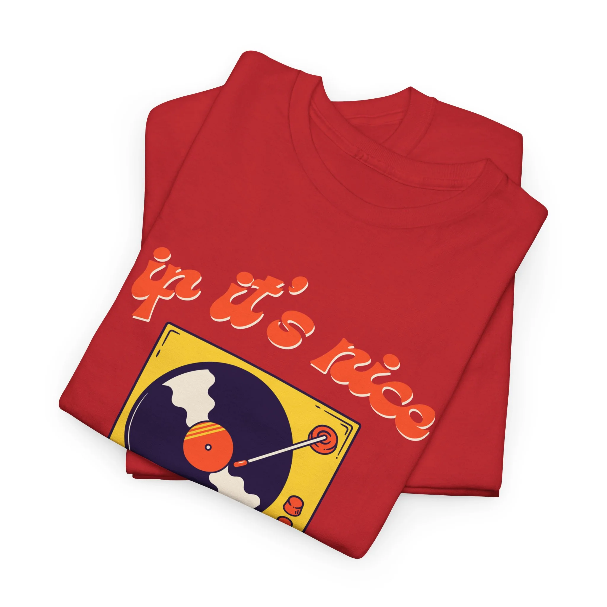 'If It’s Nice, Play It Twice' Vinyl T-Shirt - Image 75
