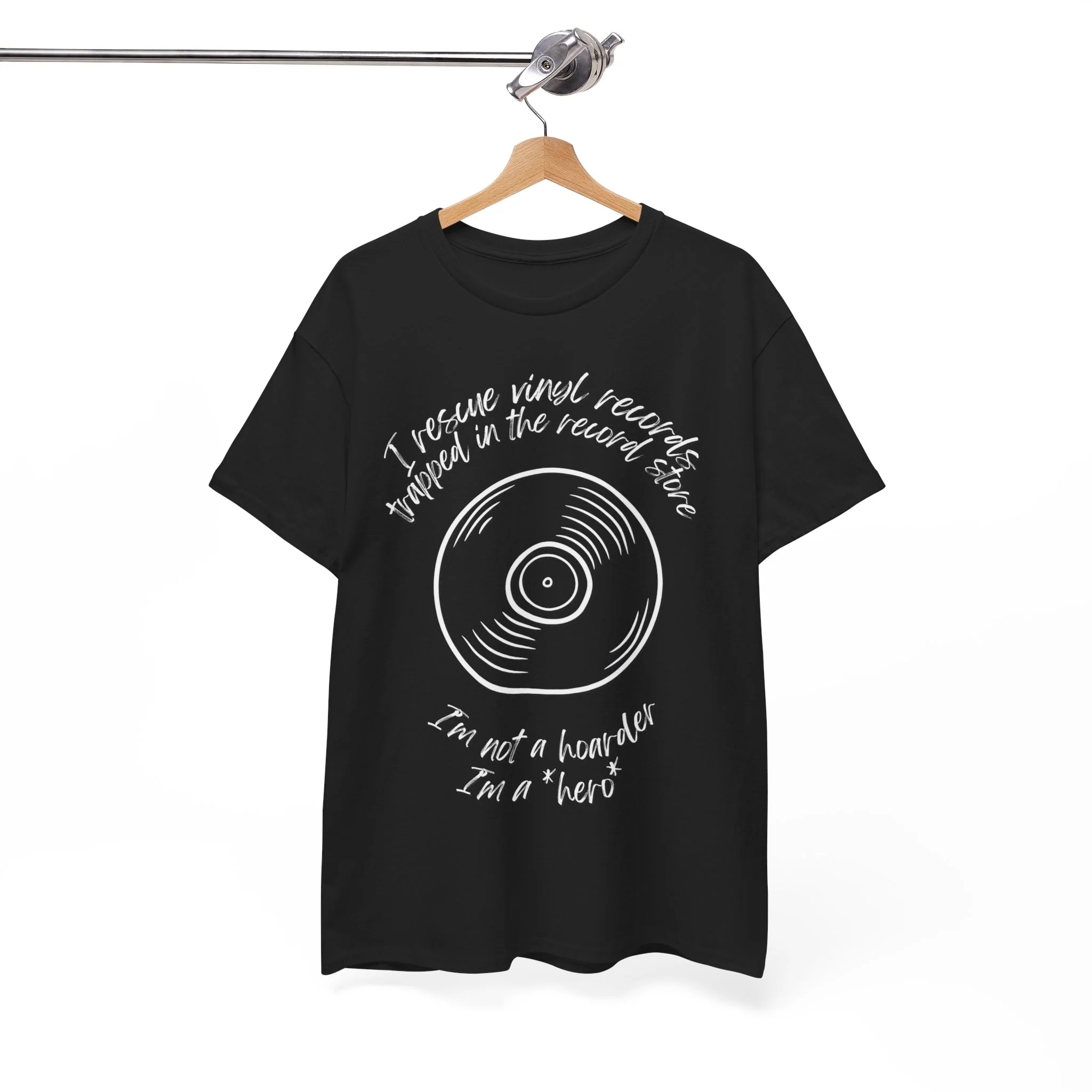 'I'm Not a Hoarder, I'm a Hero' Men's Vinyl T-Shirt - Image 12