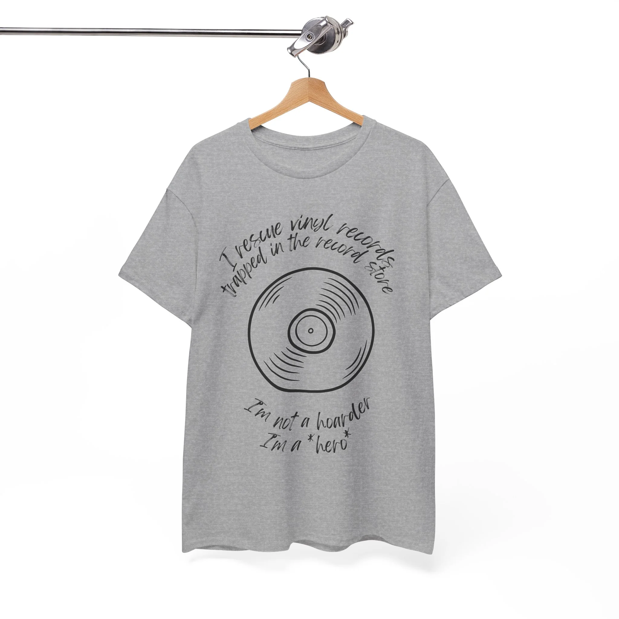 'I'm Not a Hoarder, I'm a Hero' Men's Vinyl T-Shirt - Image 58