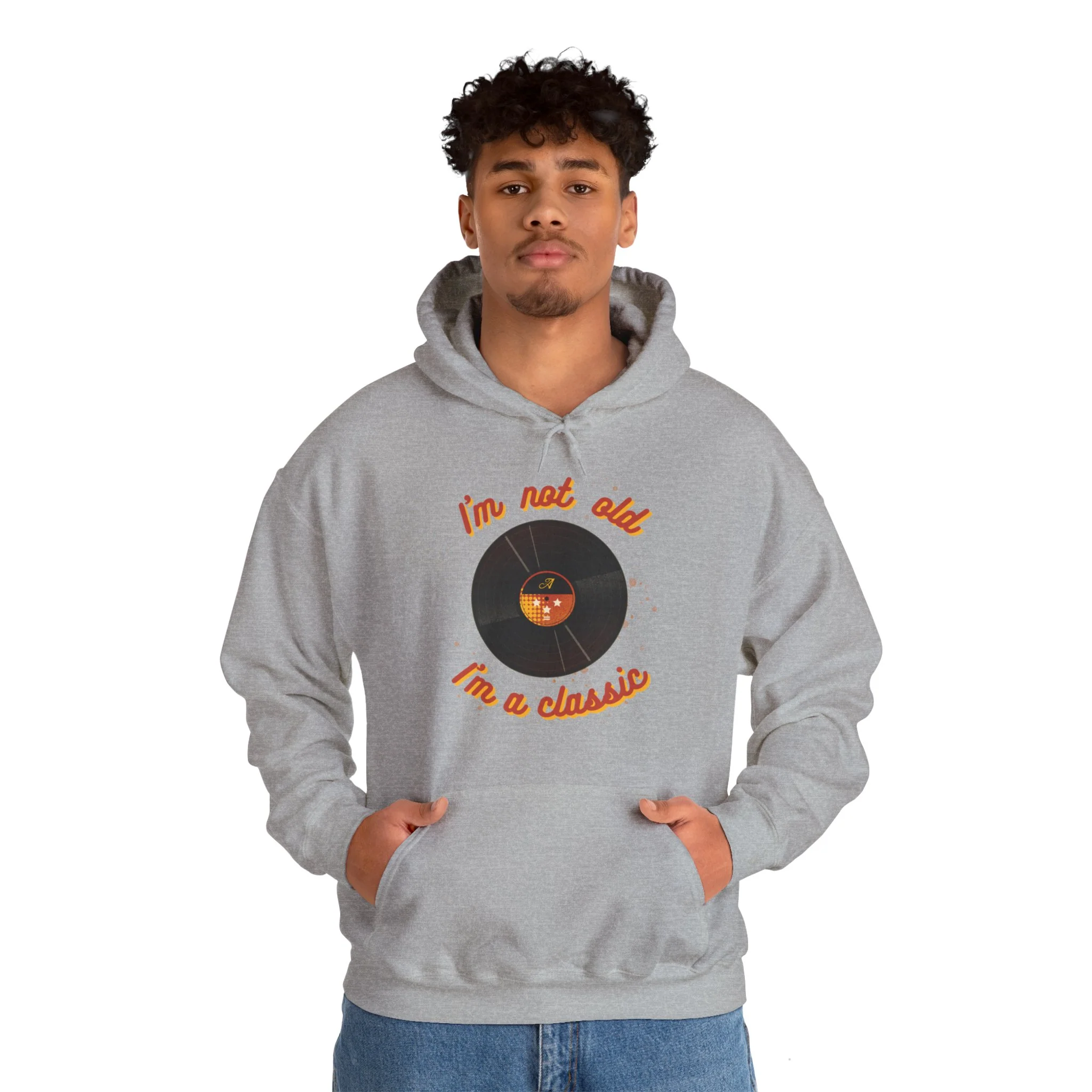 'I'm Not Old, I'm a Classic' Men's Hoodie - Image 29