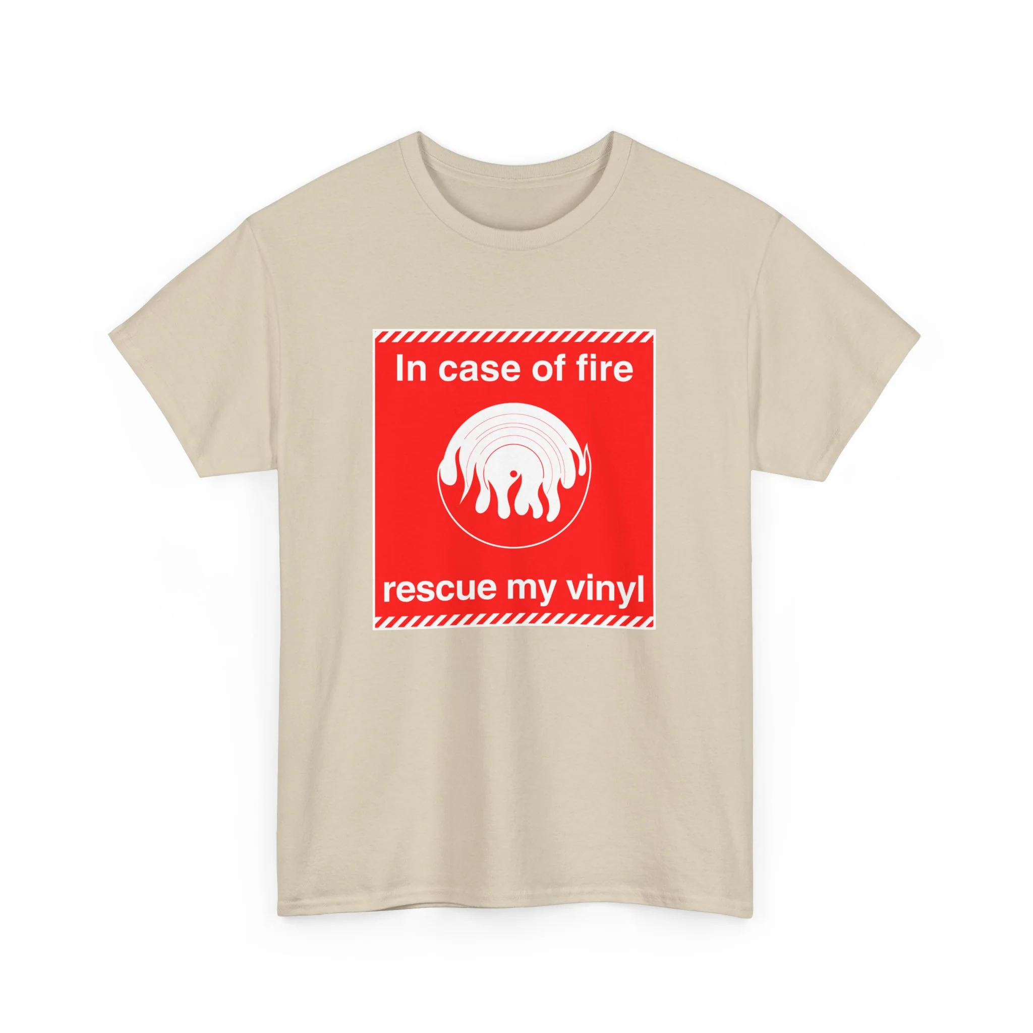 'In Case of Fire, Save My Vinyl' T-Shirt - Image 19