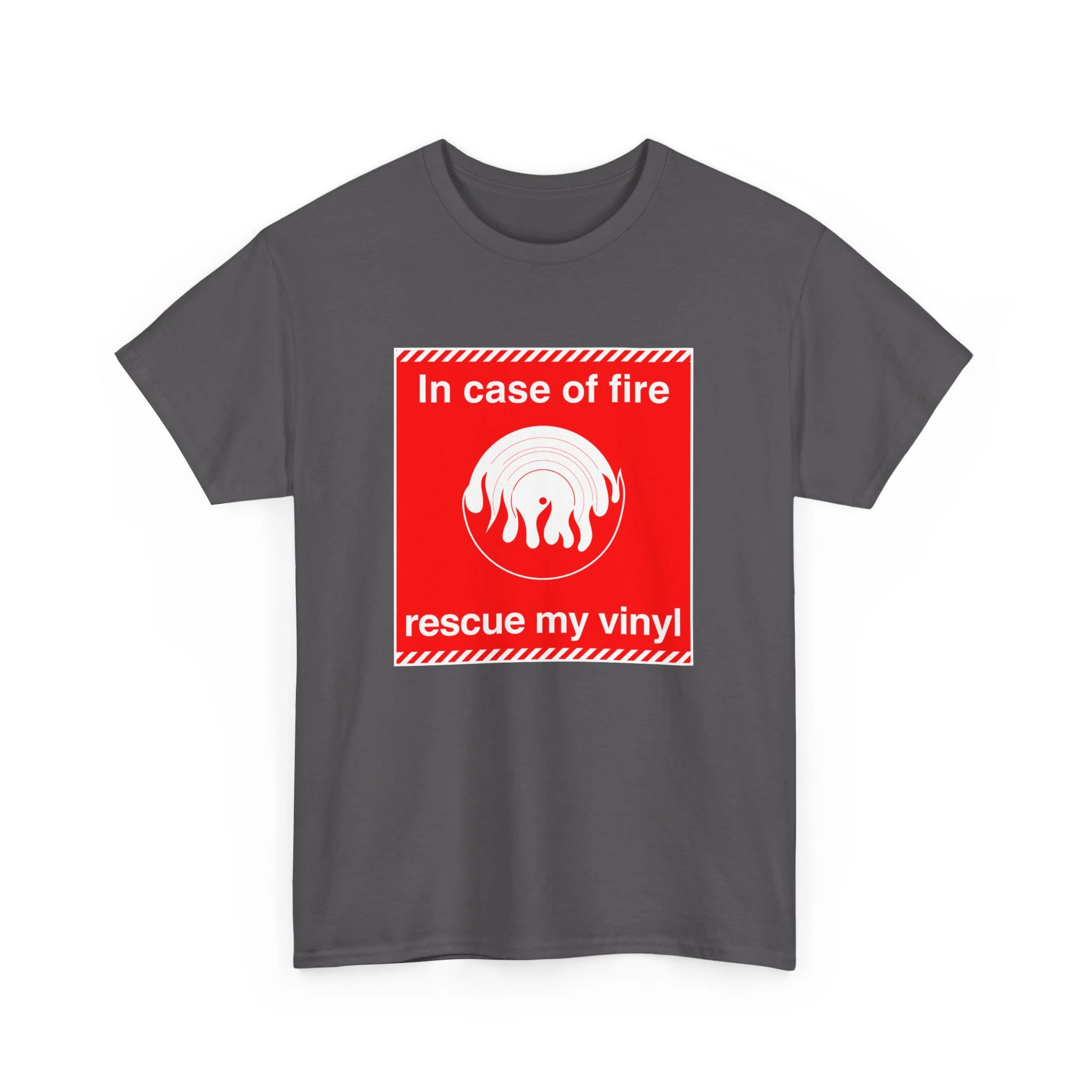'In Case of Fire, Save My Vinyl' T-Shirt - Image 55