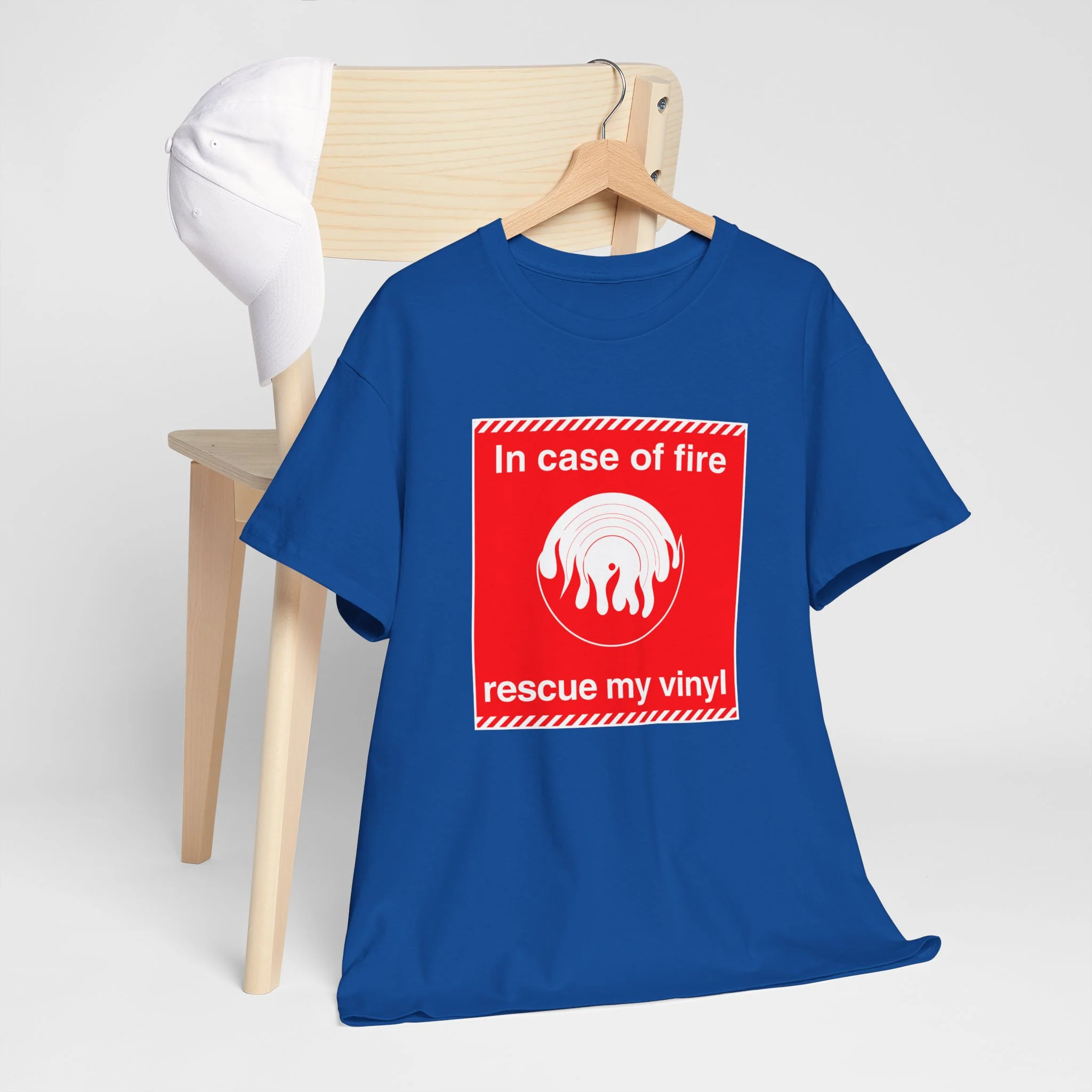 'In Case of Fire, Save My Vinyl' T-Shirt - Image 67