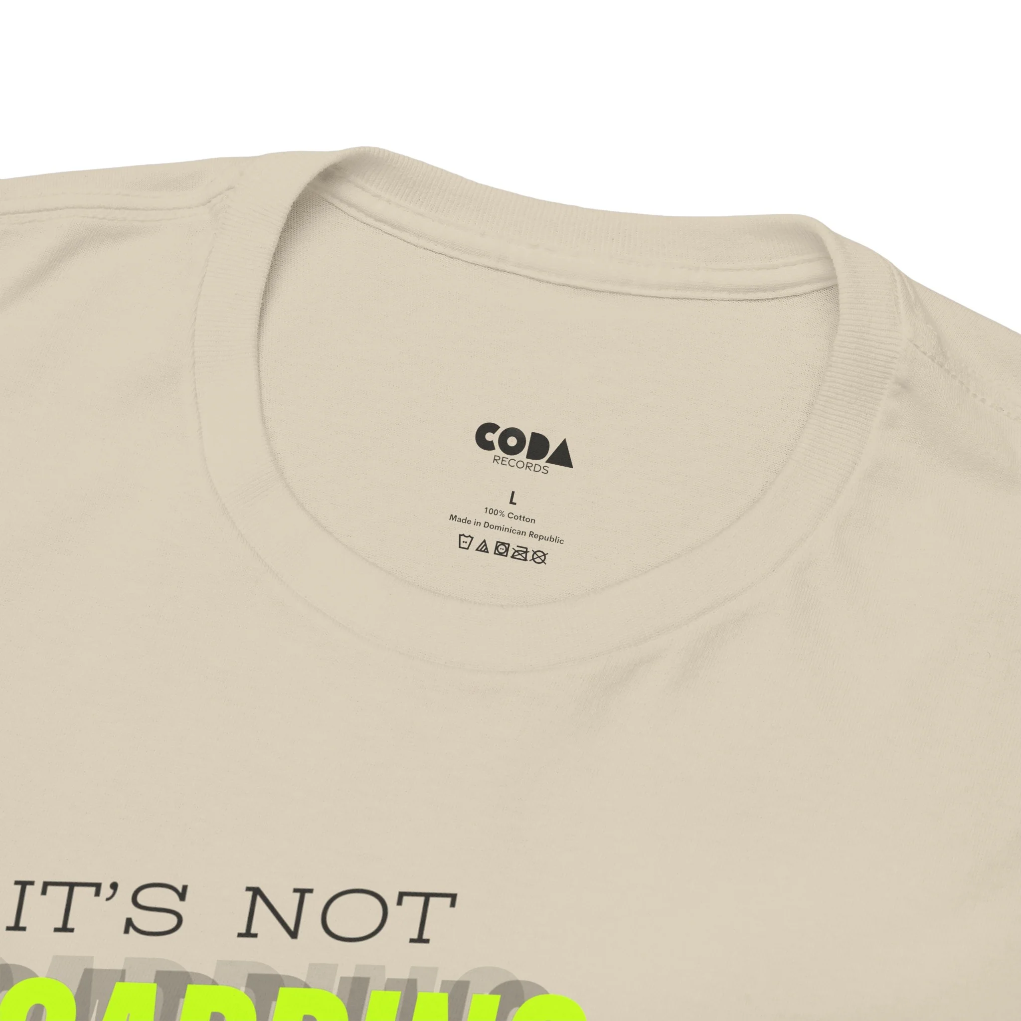 'It's Not Hoarding If It's Vinyl' Flouro Men's T-Shirt - Image 35