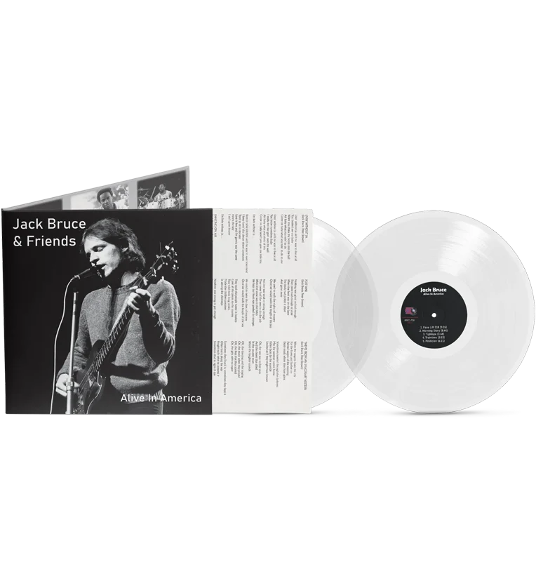 Jack Bruce & Friends – Alive in America (Double-LP on 180g Clear Vinyl) - Image 4