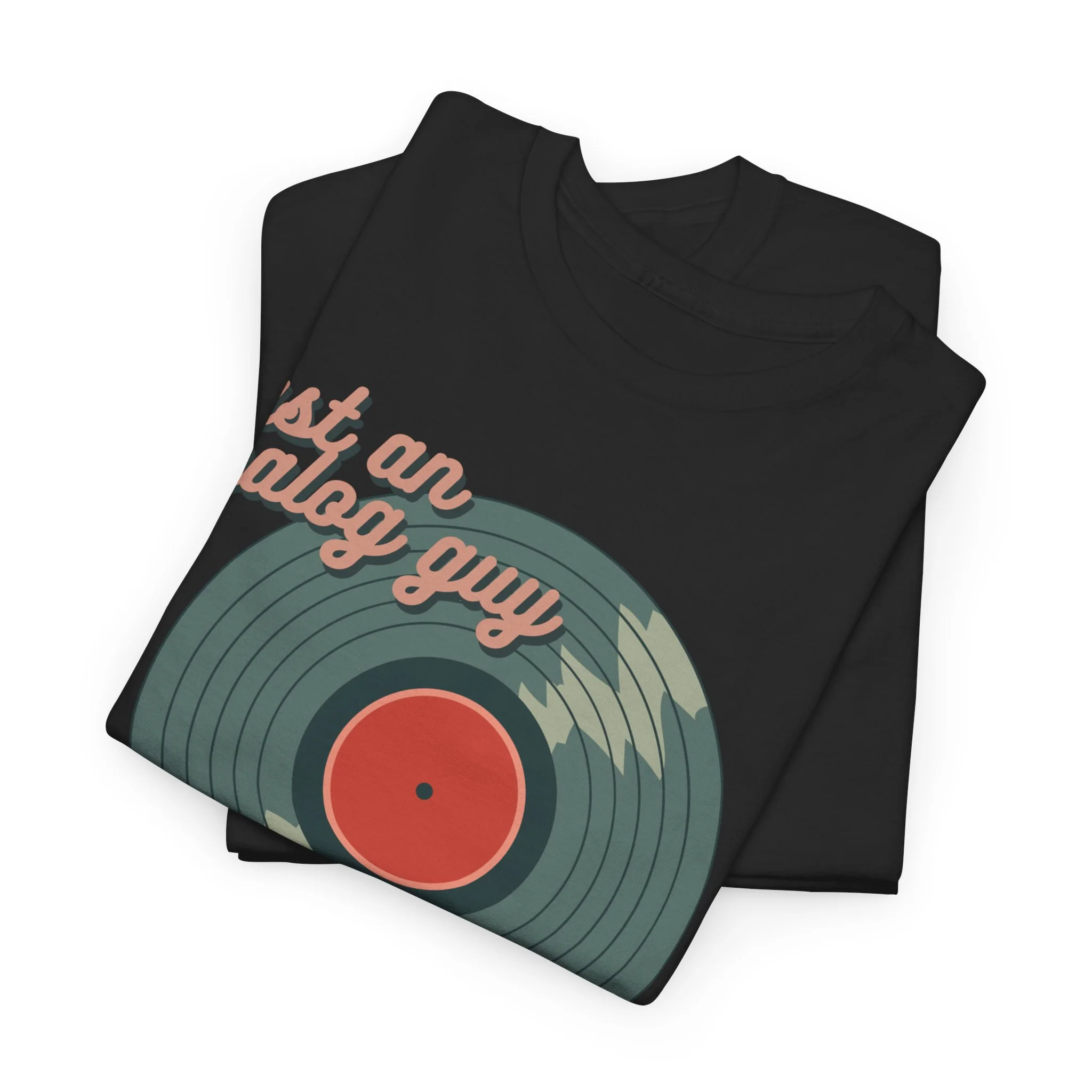 'Just an Analog Guy, In a Digital World' Men's T-Shirt - Image 58