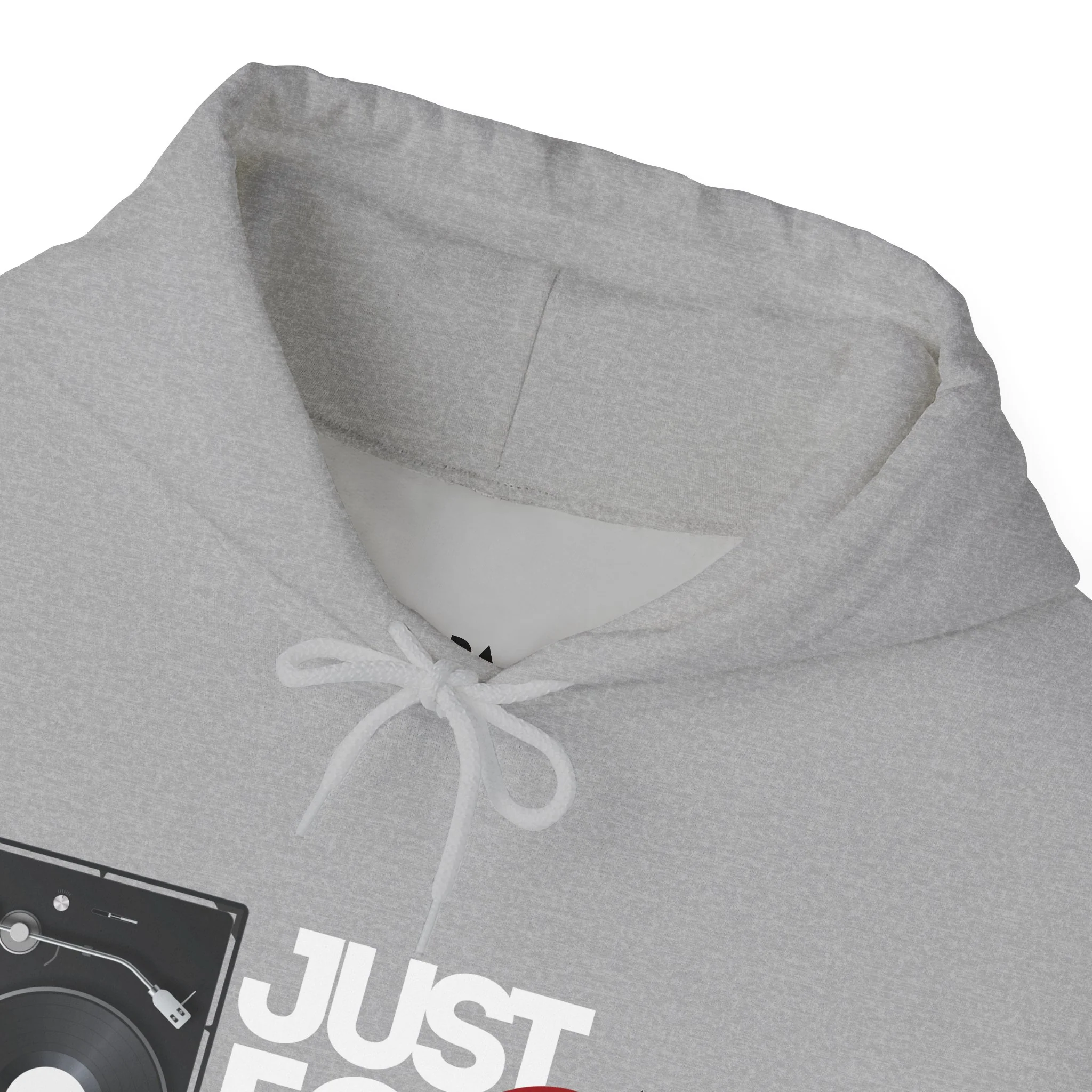 'Just for the Record' Men's Hoodie - Image 18