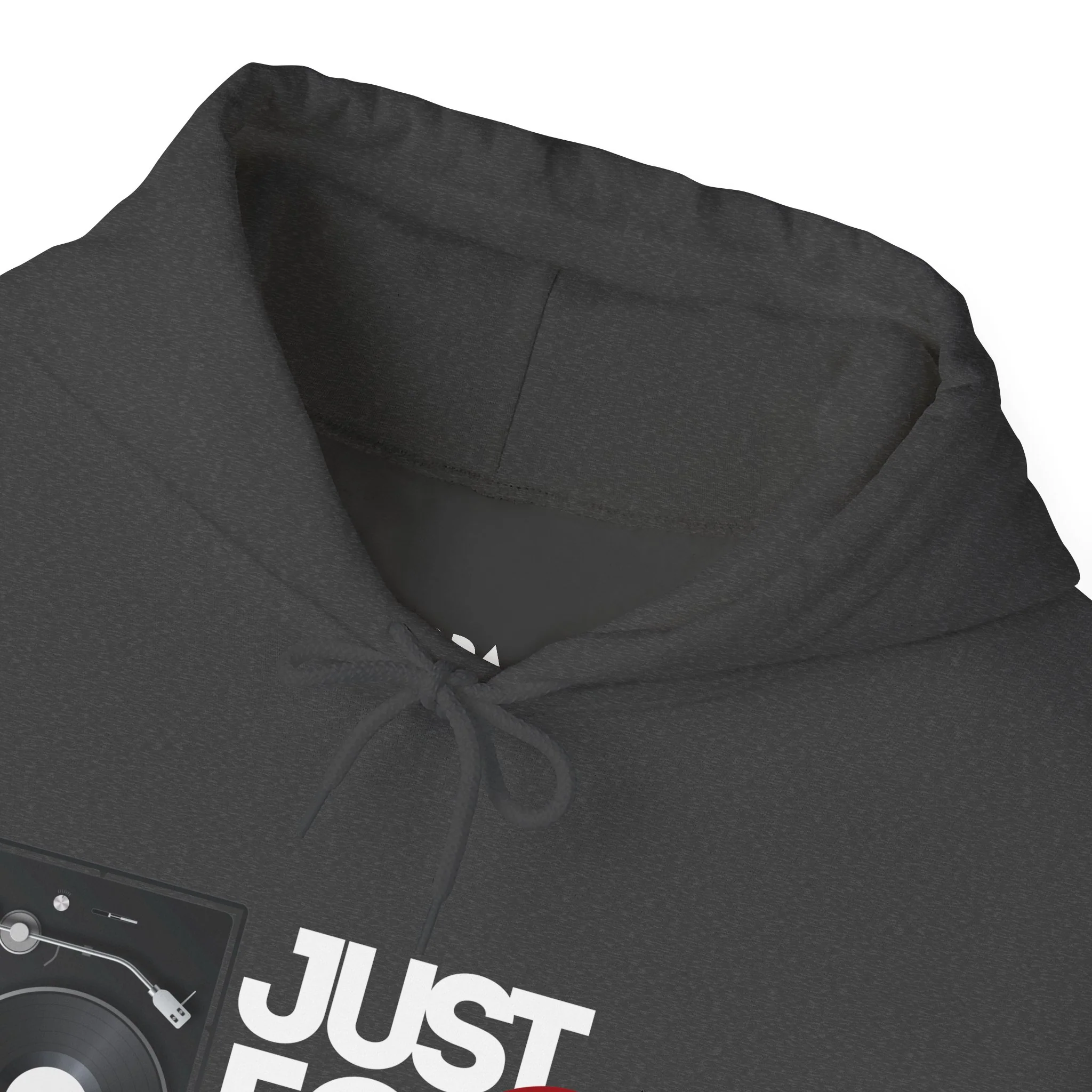 'Just for the Record' Men's Hoodie - Image 25