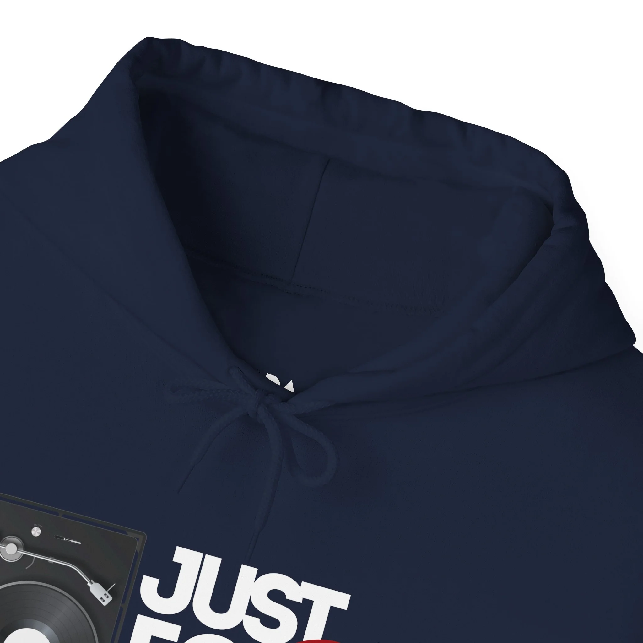'Just for the Record' Men's Hoodie - Image 32