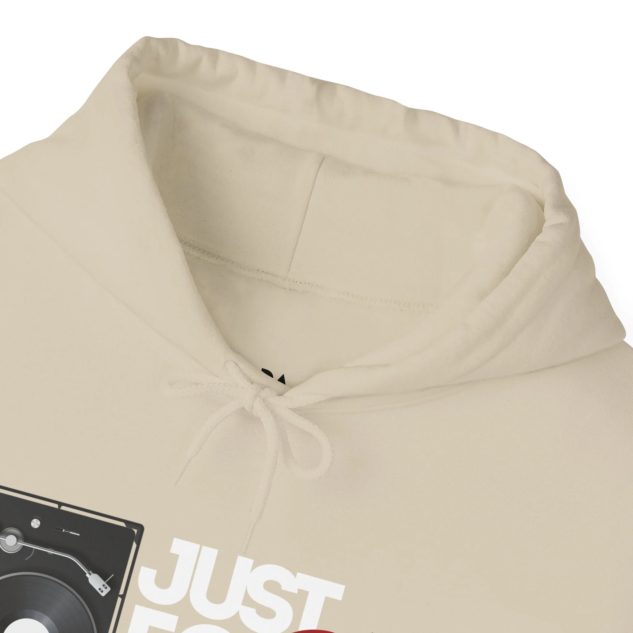 'Just for the Record' Men's Hoodie - Image 47