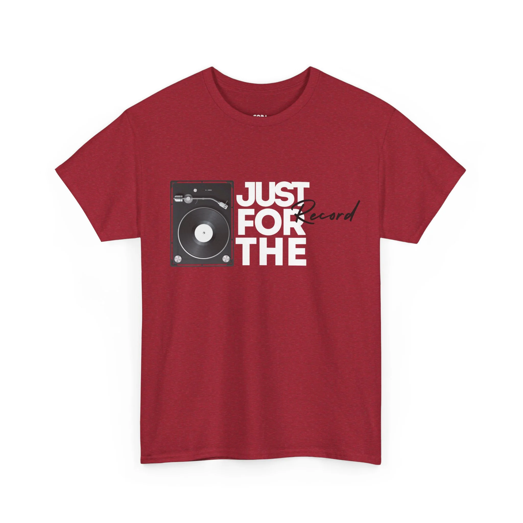 'Just for the Record' Men's Vinyl T-Shirt - Image 10