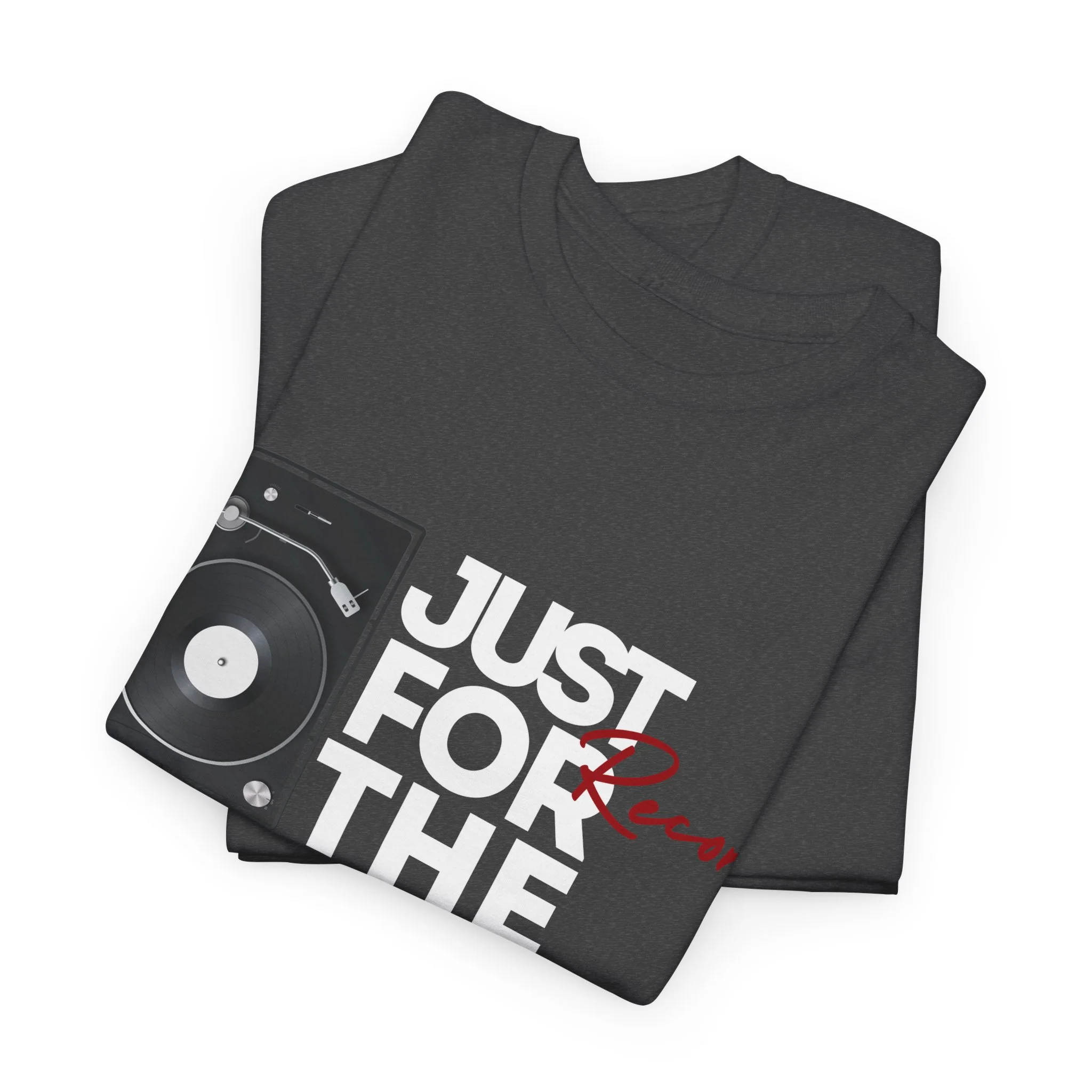 'Just for the Record' Men's Vinyl T-Shirt - Image 21