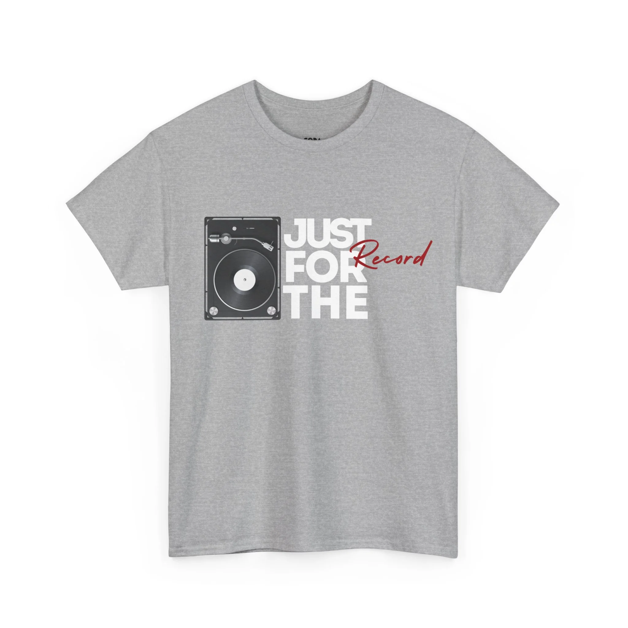 'Just for the Record' Men's Vinyl T-Shirt - Image 37
