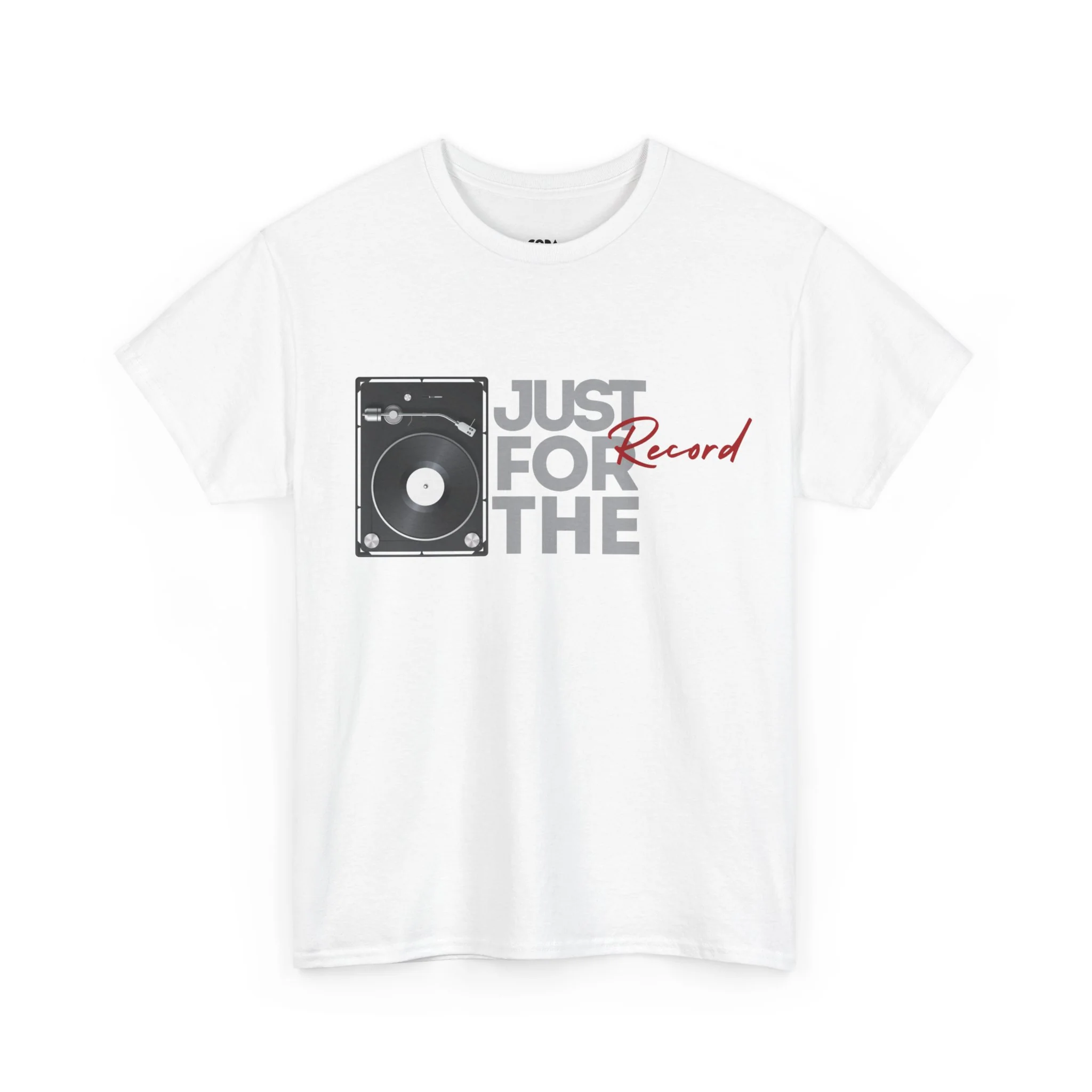 'Just for the Record' Men's Vinyl T-Shirt - Image 46